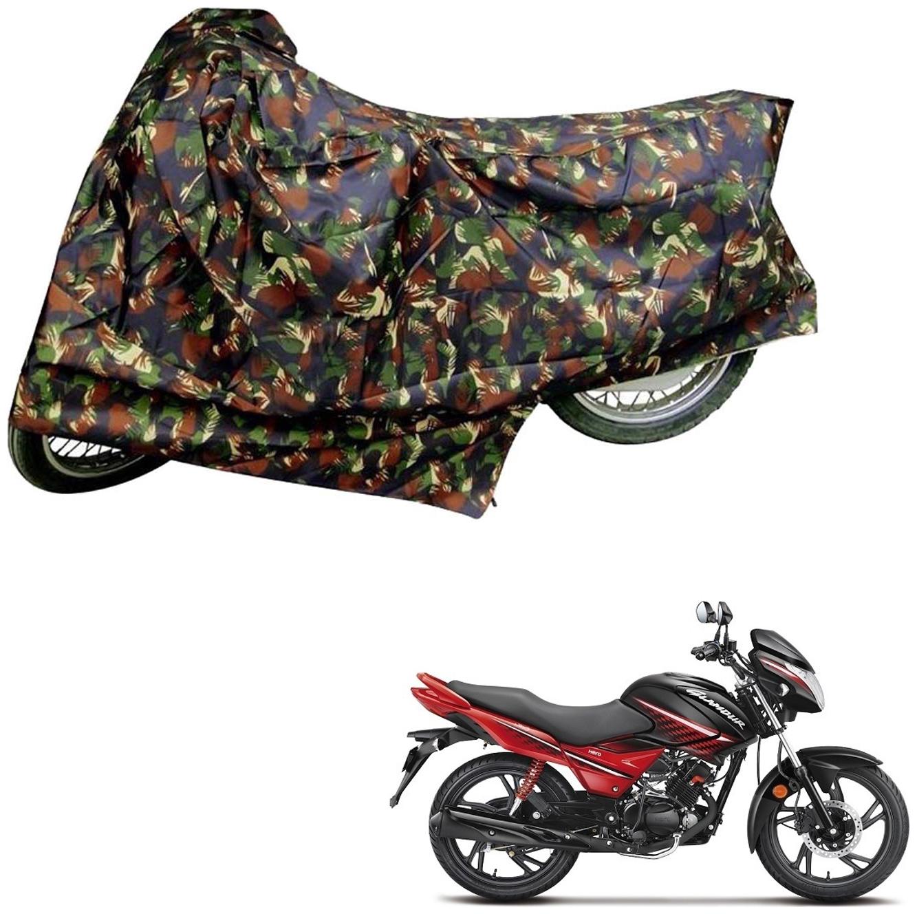 AutoRetail Two Wheeler Polyster Cover for Hero Glamour with Mirror Pocket (Multi Color)
AutoRetail Two Wheeler Polyster Cover for Hero Glamour with Mirror Pocket (Multi Color)