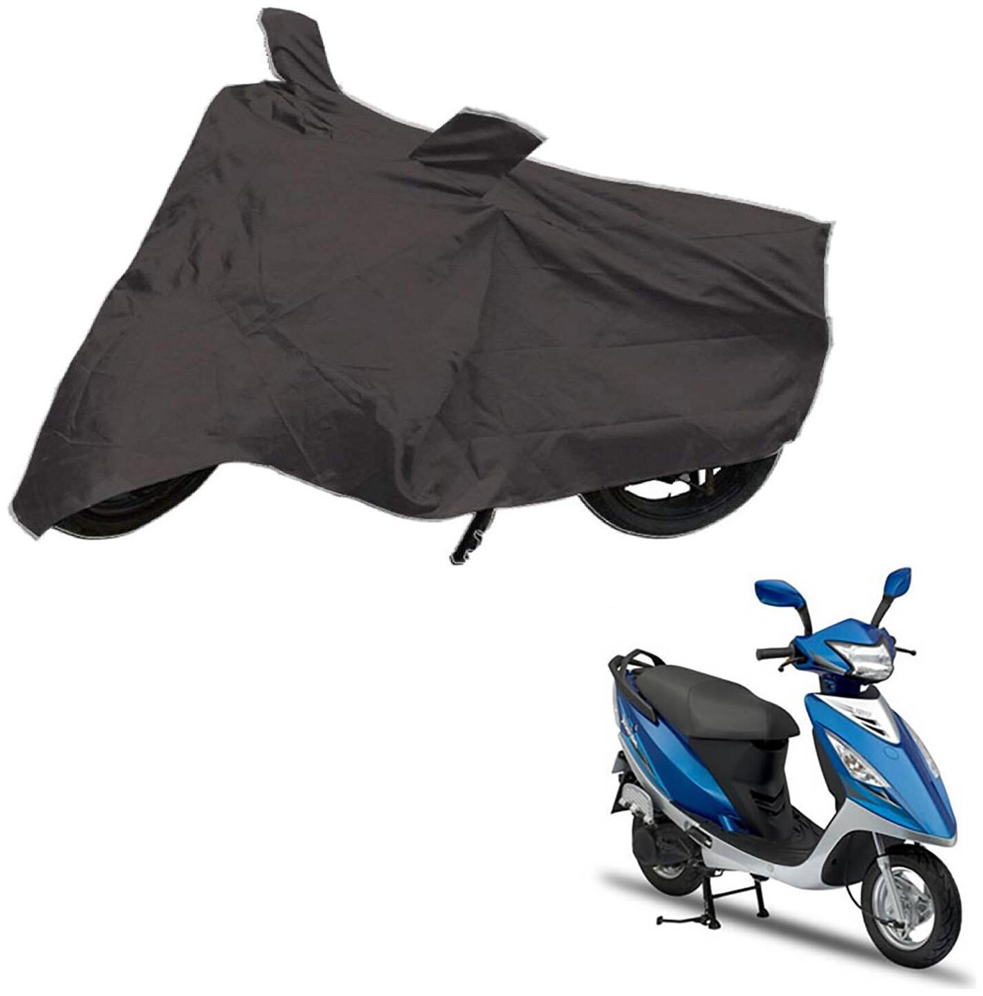AutoRetail Two Wheeler Polyster Cover for TVS Streak with Sun Protection (Mirror Pocket Grey Color)
AutoRetail Two Wheeler Polyster Cover for TVS Streak with Sun Protection (Mirror Pocket Grey Color)