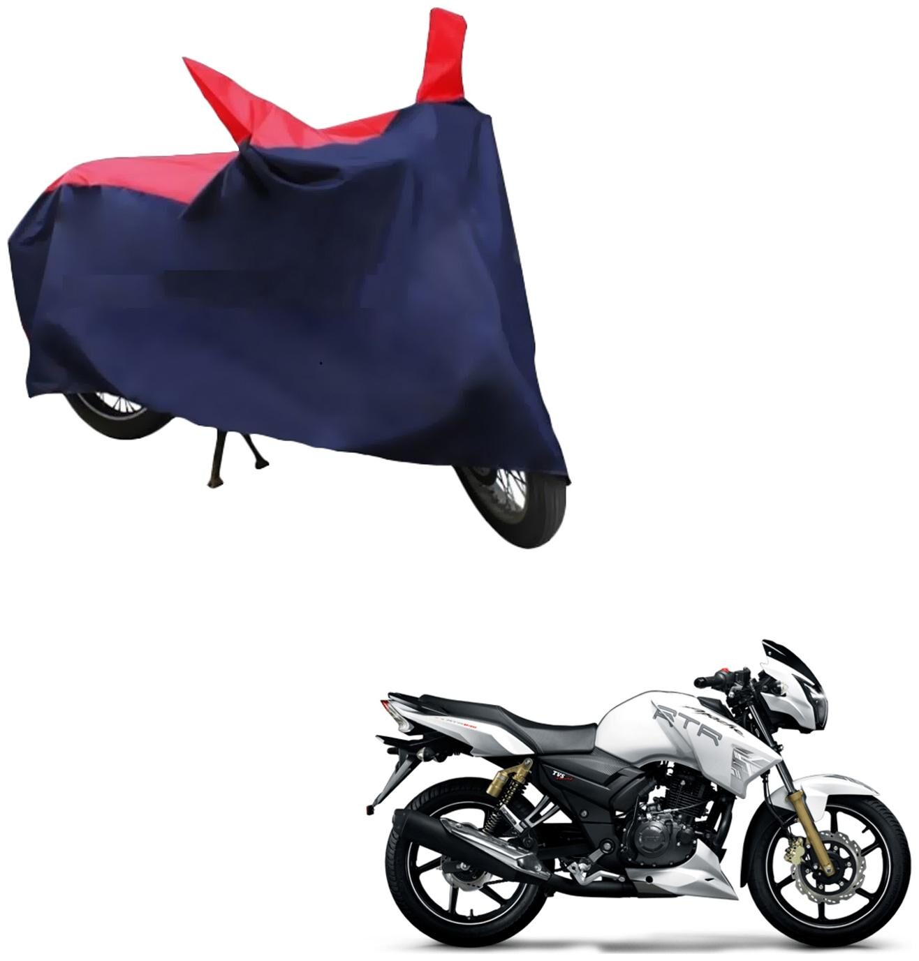 AutoRetail Two Wheeler Polyster Cover for TVS Apache RTR 180 with Mirror Pocket (Red and Blue Color)
AutoRetail Two Wheeler Polyster Cover for TVS Apache RTR 180 with Mirror Pocket (Red and Blue Color)