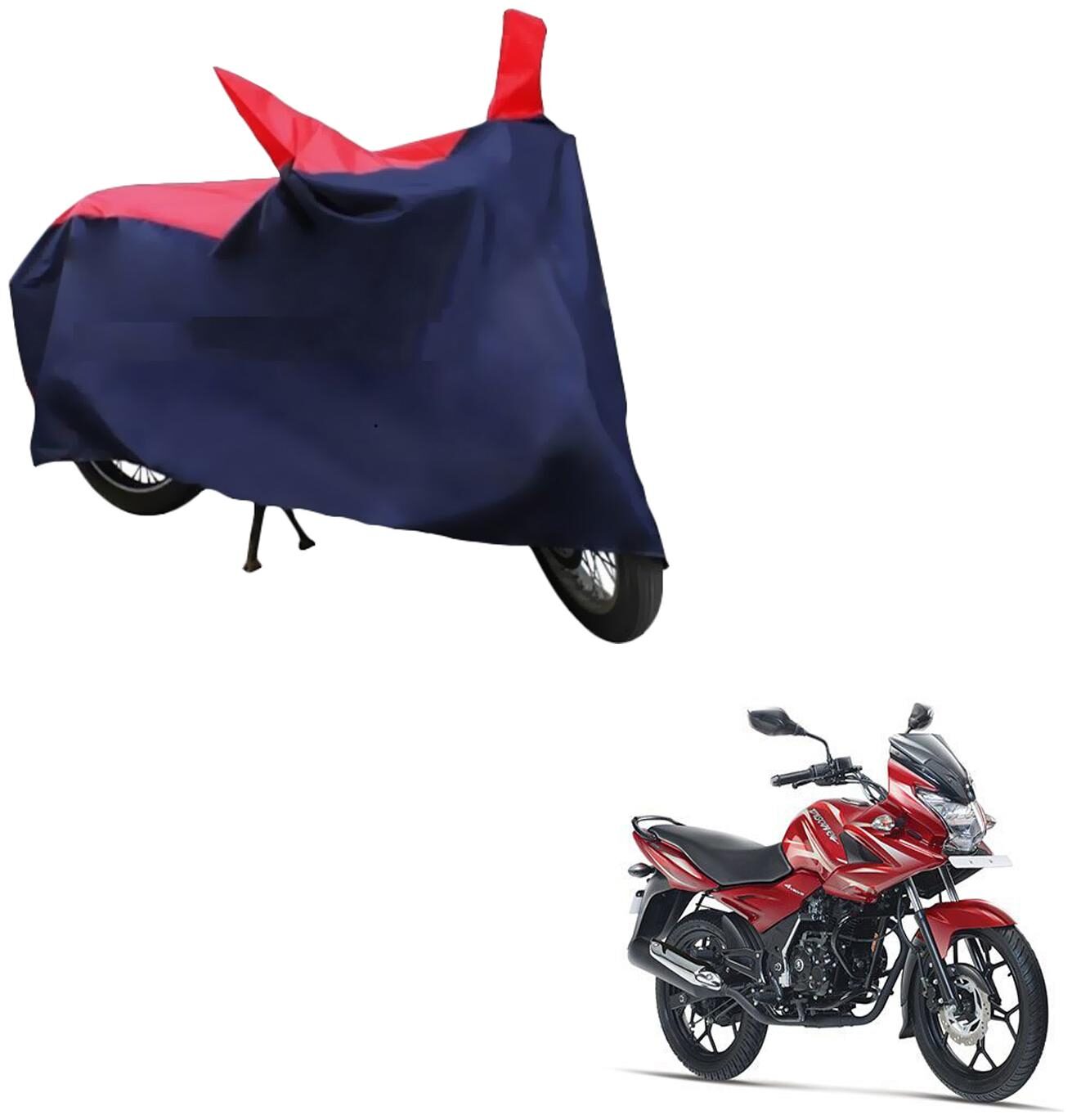AutoRetail Two Wheeler Polyster Cover for Bajaj Discover 150F with Sun Protection (Mirror Pocket Red and Blue Color)
AutoRetail Two Wheeler Polyster Cover for Bajaj Discover 150F with Sun Protection (Mirror Pocket Red and Blue Color)