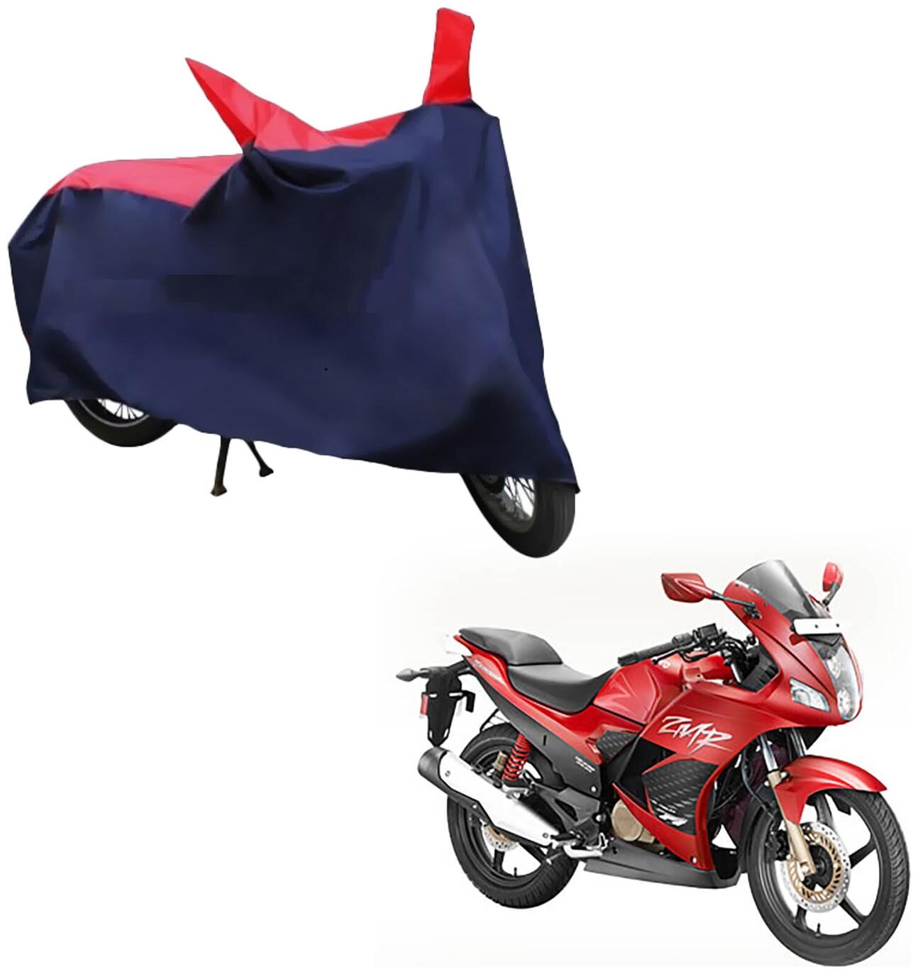 AutoRetail Two Wheeler Polyster Cover for Hero Karizma ZMR with Mirror Pocket (Red and Blue Color)
AutoRetail Two Wheeler Polyster Cover for Hero Karizma ZMR with Mirror Pocket (Red and Blue Color)