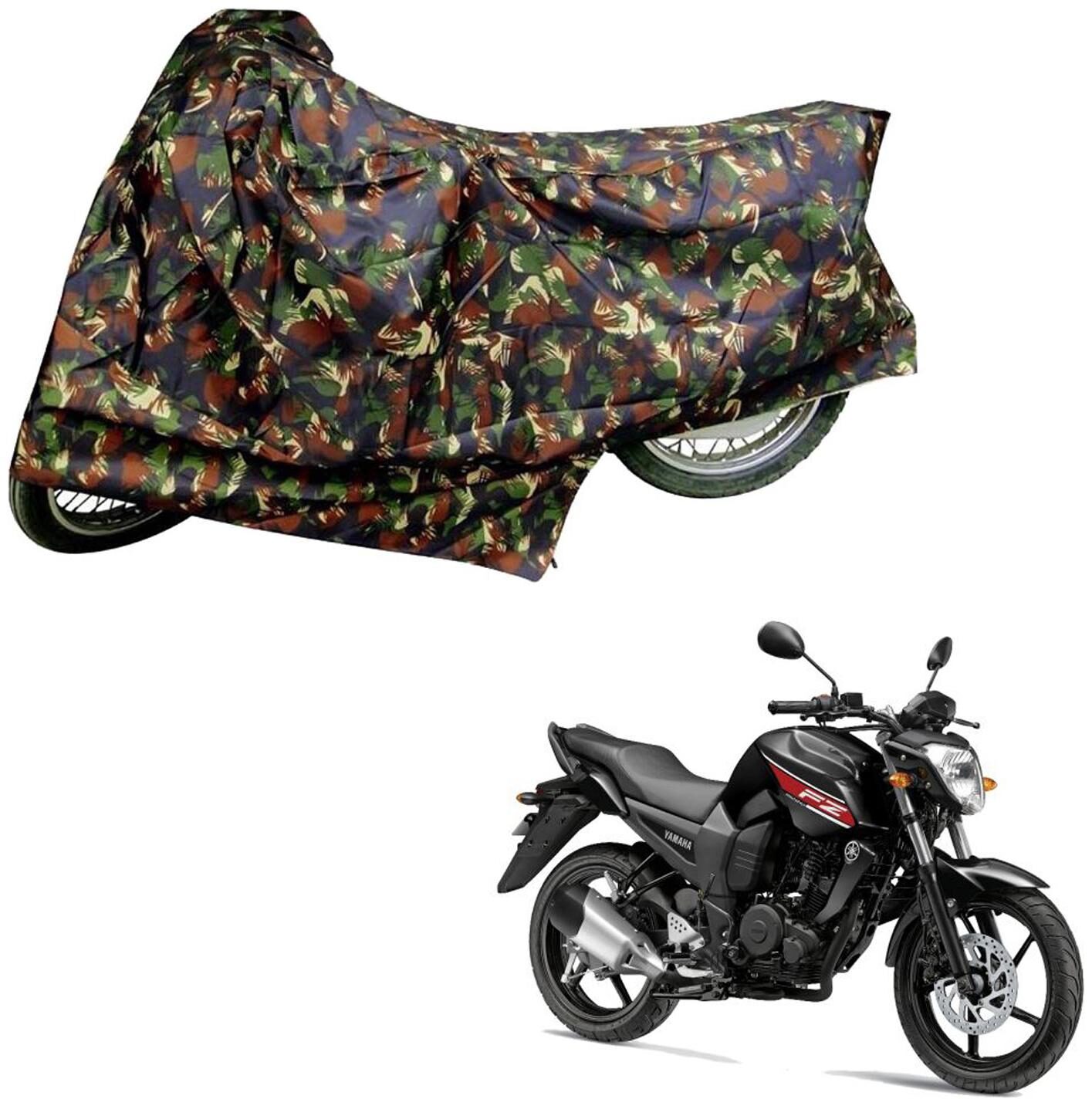 AutoRetail Two Wheeler Polyster Cover for Yamaha Fz 16 with Mirror Pocket (Multi Color)
AutoRetail Two Wheeler Polyster Cover for Yamaha Fz 16 with Mirror Pocket (Multi Color)