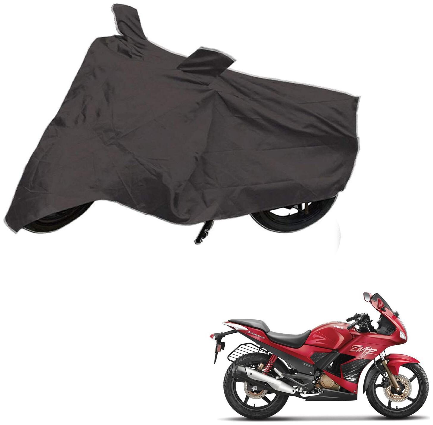 AutoRetail Two Wheeler Polyster Cover for Hero Karizma with Sun Protection (Mirror Pocket Grey Color)
AutoRetail Two Wheeler Polyster Cover for Hero Karizma with Sun Protection (Mirror Pocket Grey Color)