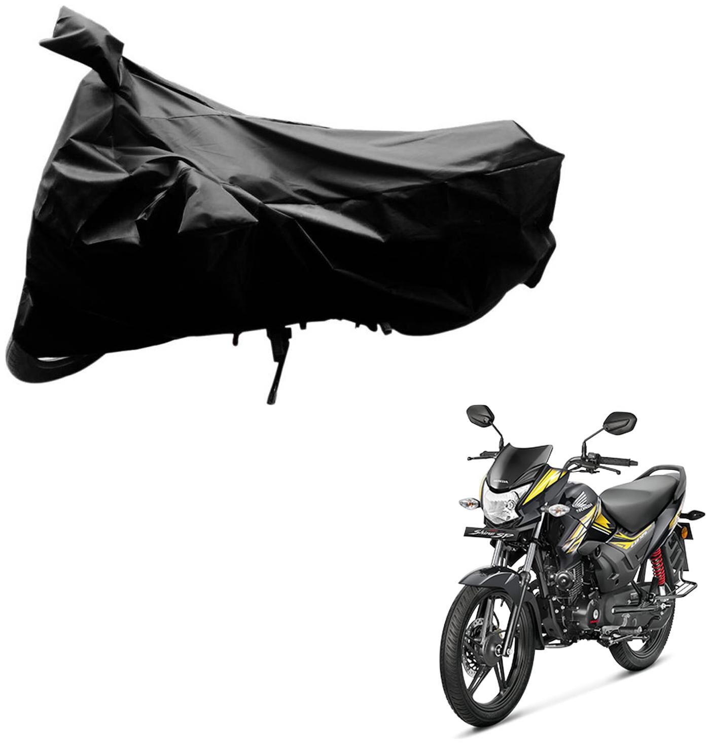 AutoRetail Two Wheeler Polyster Cover for Honda CB Shine SP with Sun Protection (Mirror Pocket Black Color)
AutoRetail Two Wheeler Polyster Cover for Honda CB Shine SP with Sun Protection (Mirror Pocket Black Color)