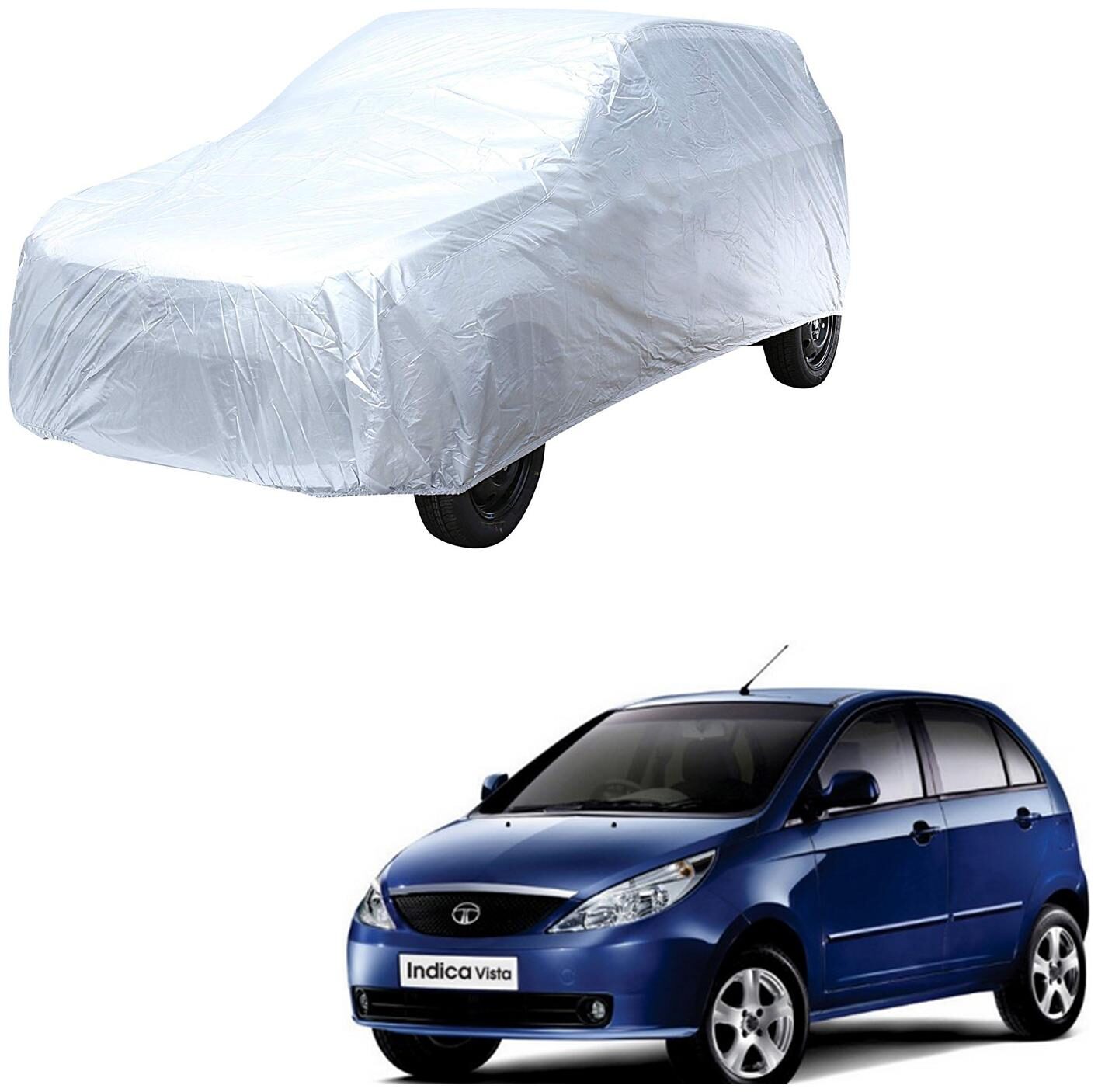 AutoRetail Tata INDICA VISTA Silver Matty Car Body Cover for 2009 Model (Triple Stiched without Mirror Pocket)
AutoRetail Tata INDICA VISTA Silver Matty Car Body Cover for 2009 Model (Triple Stiched without Mirror Pocket)