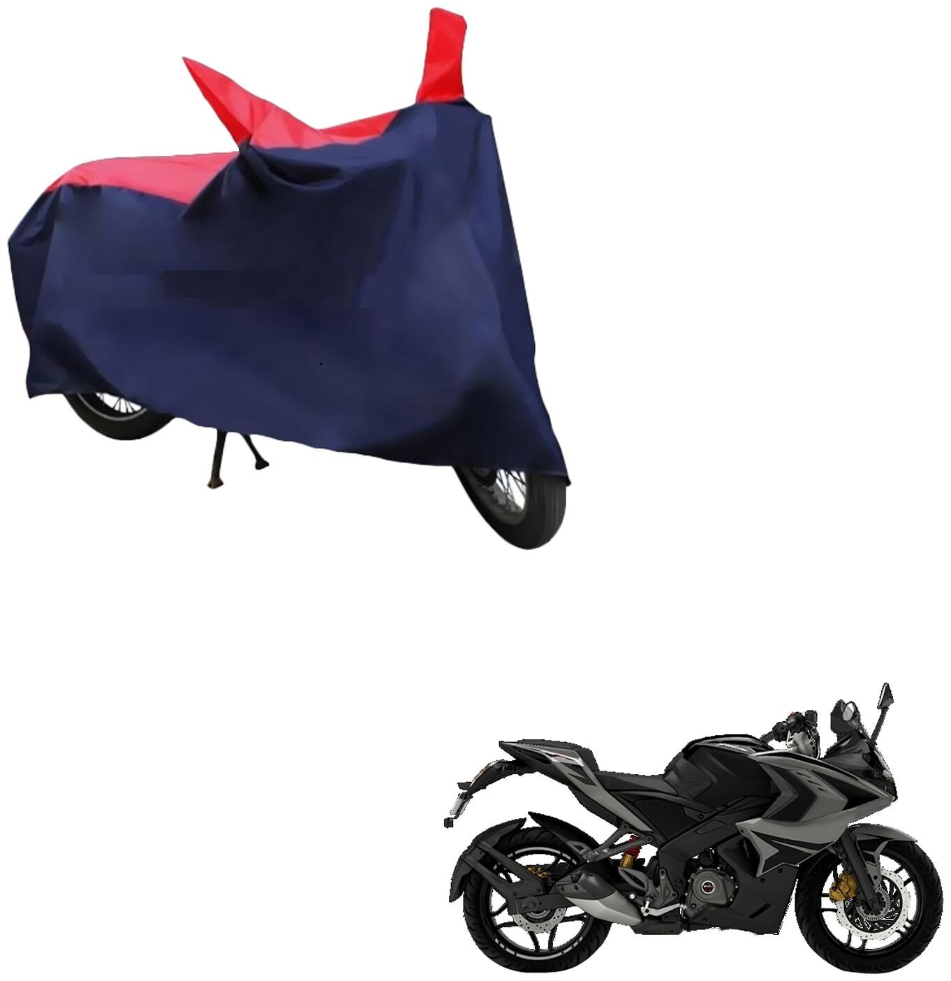 AutoRetail UV Resistant Two Wheeler Polyster Cover for Bajaj Pulsar RS 200 STD (Mirror Pocket Red and Blue Color)
AutoRetail UV Resistant Two Wheeler Polyster Cover for Bajaj Pulsar RS 200 STD (Mirror Pocket Red and Blue Color)