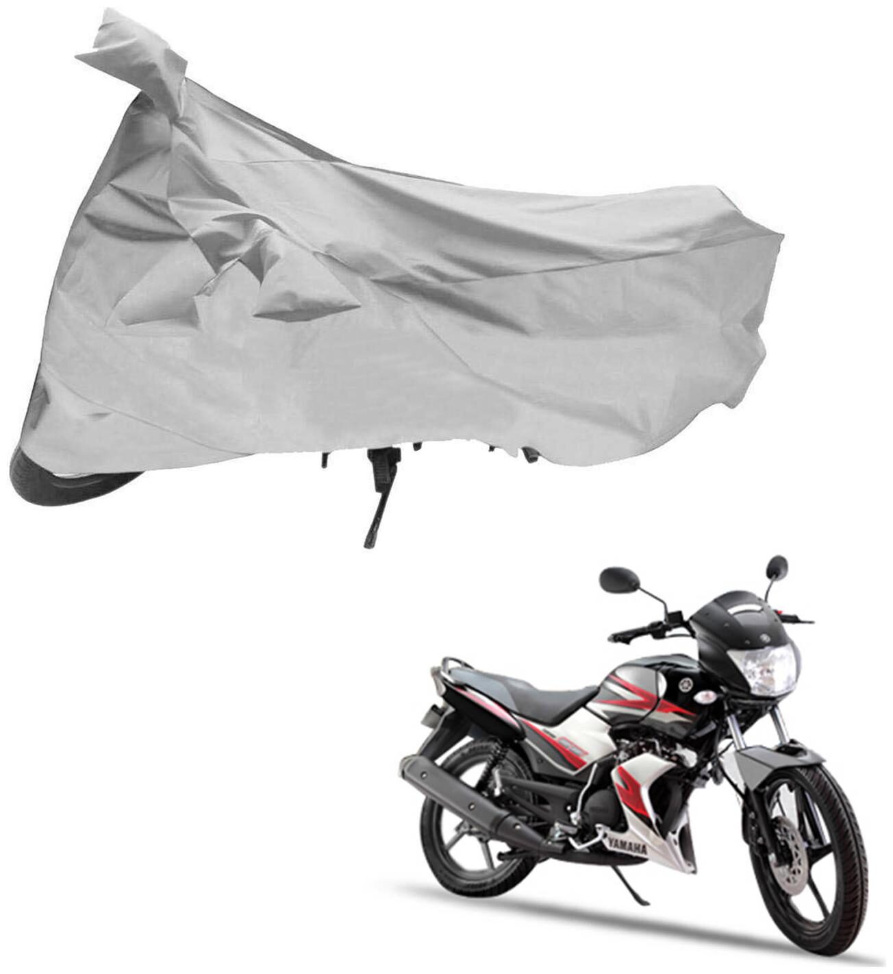 AutoRetail UV Resistant Two Wheeler Polyster Cover for Yamaha SS 125 (Mirror Pocket Silver Color)
AutoRetail UV Resistant Two Wheeler Polyster Cover for Yamaha SS 125 (Mirror Pocket Silver Color)