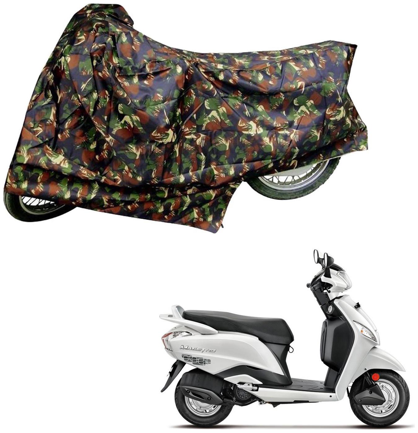 AutoRetail UV Resistant Two Wheeler Polyster Cover for Hero Maestro (Mirror Pocket Multicolor)
AutoRetail UV Resistant Two Wheeler Polyster Cover for Hero Maestro (Mirror Pocket Multicolor)