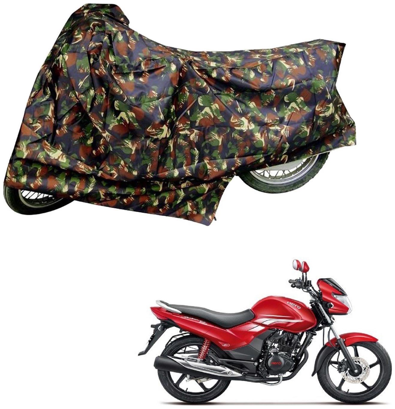 AutoRetail UV Resistant Two Wheeler Polyster Cover for Hero Achiever (Mirror Pocket Multicolor)
AutoRetail UV Resistant Two Wheeler Polyster Cover for Hero Achiever (Mirror Pocket Multicolor)