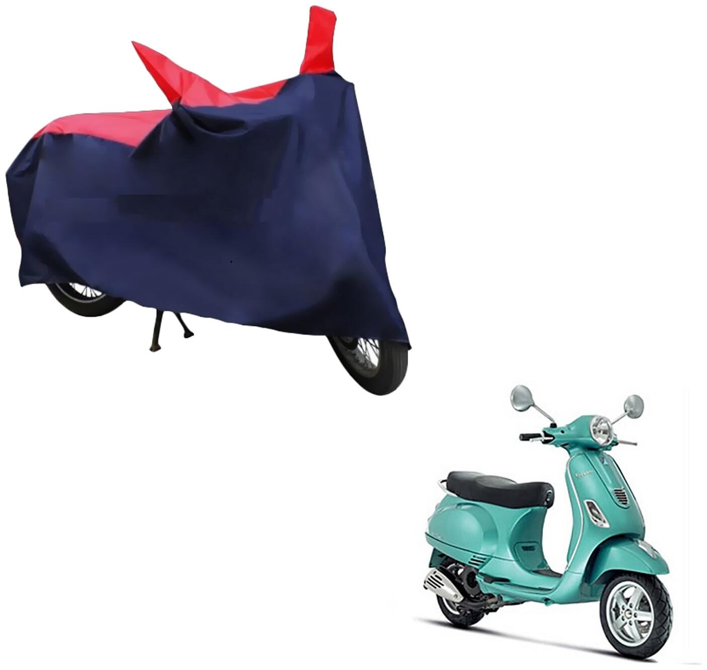 AutoRetail UV Resistant Two Wheeler Polyster Cover for Mahindra Vespa Lx (Mirror Pocket Red and Blue Color)
AutoRetail UV Resistant Two Wheeler Polyster Cover for Mahindra Vespa Lx (Mirror Pocket Red and Blue Color)