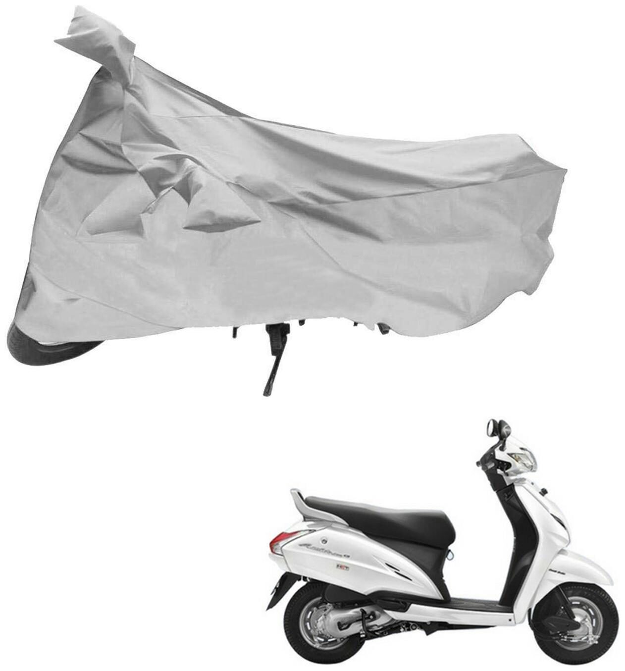 AutoRetail Weather Resistant Two Wheeler Polyster Cover for Honda Activa (Mirror Pocket Silver Color)
AutoRetail Weather Resistant Two Wheeler Polyster Cover for Honda Activa (Mirror Pocket Silver Color)
