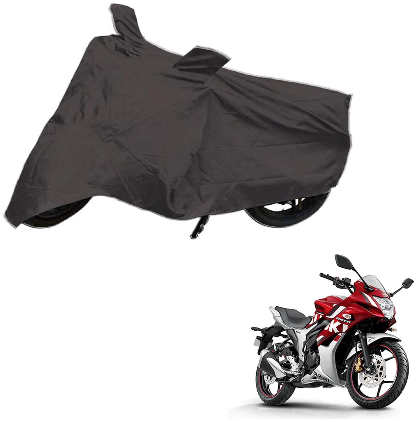 AutoRetail Weather Resistant Two Wheeler Polyster Cover for Suzuki Gixxer SF (Mirror Pocket Grey Color)
AutoRetail Weather Resistant Two Wheeler Polyster Cover for Suzuki Gixxer SF (Mirror Pocket Grey Color)