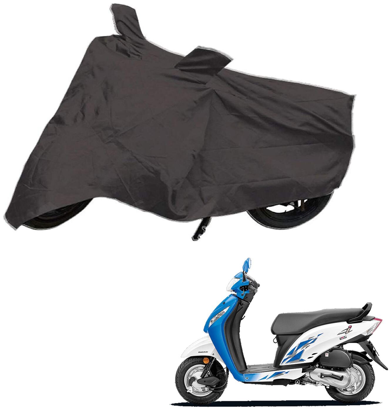 AutoRetail Weather Resistant Two Wheeler Polyster Cover for Honda Activa i (Mirror Pocket Grey Color)
AutoRetail Weather Resistant Two Wheeler Polyster Cover for Honda Activa i (Mirror Pocket Grey Color)