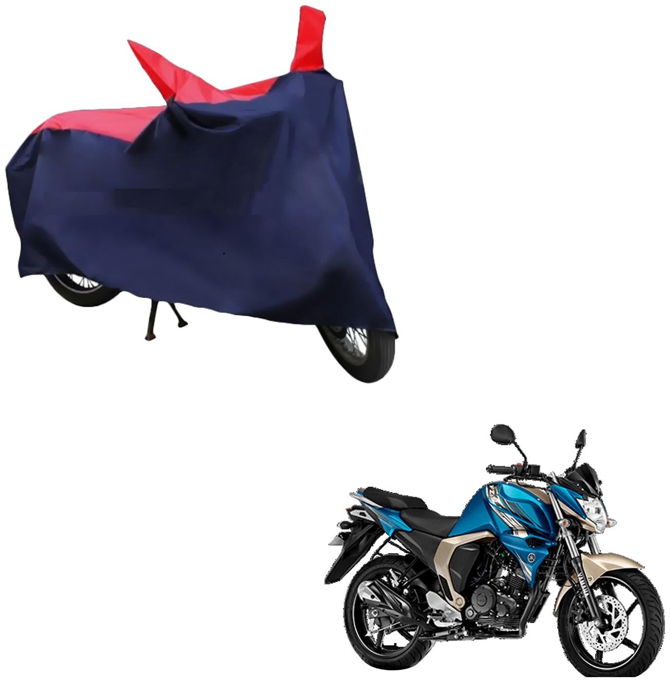 AutoRetail Weather Resistant Two Wheeler Polyster Cover for Yamaha FZ-S (Mirror Pocket Red and Blue Color)
AutoRetail Weather Resistant Two Wheeler Polyster Cover for Yamaha FZ-S (Mirror Pocket Red and Blue Color)