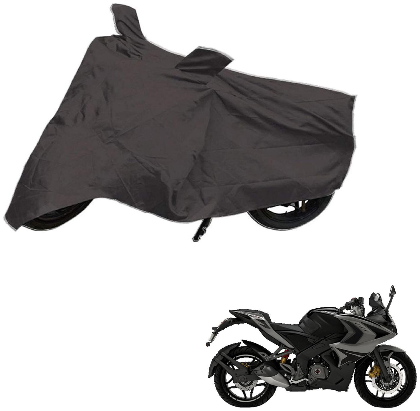 AutoRetail Weather Resistant Two Wheeler Polyster Cover for Bajaj Pulsar RS 200 STD (Mirror Pocket Grey Color)
AutoRetail Weather Resistant Two Wheeler Polyster Cover for Bajaj Pulsar RS 200 STD (Mirror Pocket Grey Color)