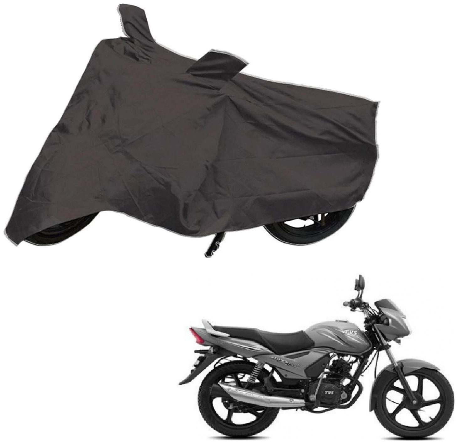 AutoRetail Weather Resistant Two Wheeler Polyster Cover for TVS Star City (Mirror Pocket Grey Color)
AutoRetail Weather Resistant Two Wheeler Polyster Cover for TVS Star City (Mirror Pocket Grey Color)
