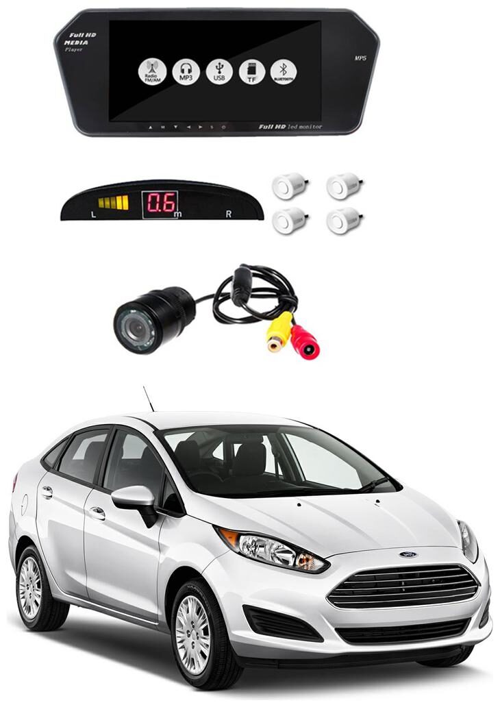 AYW Combo of 7 inch LED Car Screen Video Monitor with Camera and White Sensors for Fiesta
AYW Combo of 7 inch LED Car Screen Video Monitor with Camera and White Sensors for Fiesta