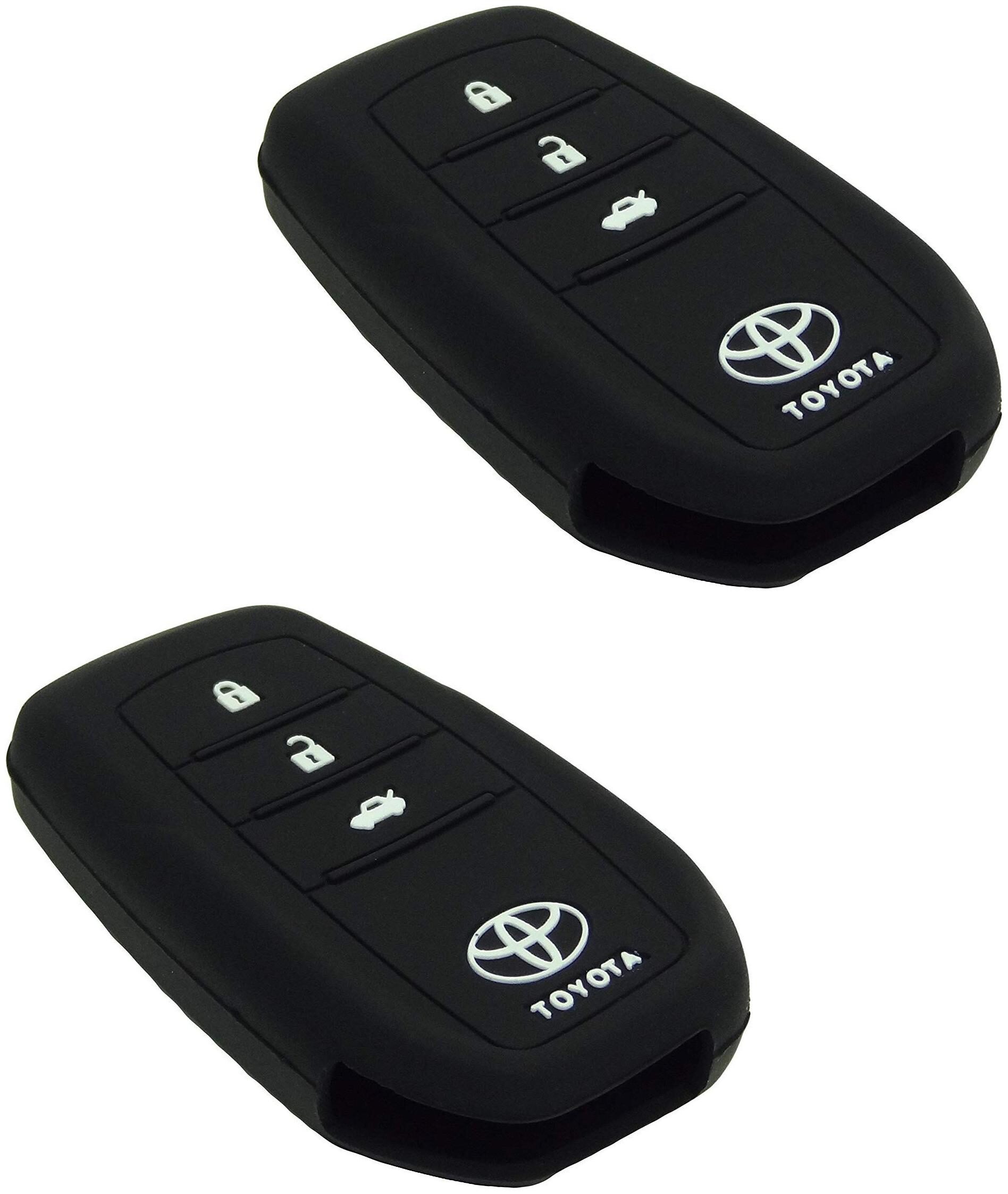 Bigwheels (Set Of 2 pc) Silicone Rubber Unbreakable And Durable Toyota 3 Push Start Buttons (Black Color) Car Remote Flip Smart Key Cover Key Guard Key Shell Fit For Toyota Fortuner
Bigwheels (Set Of 2 pc) Silicone Rubber Unbreakable And Durable Toyota 3 Push Start Buttons (Black Color) Car Remote Flip Smart Key Cover Key Guard Key Shell Fit For Toyota Fortuner