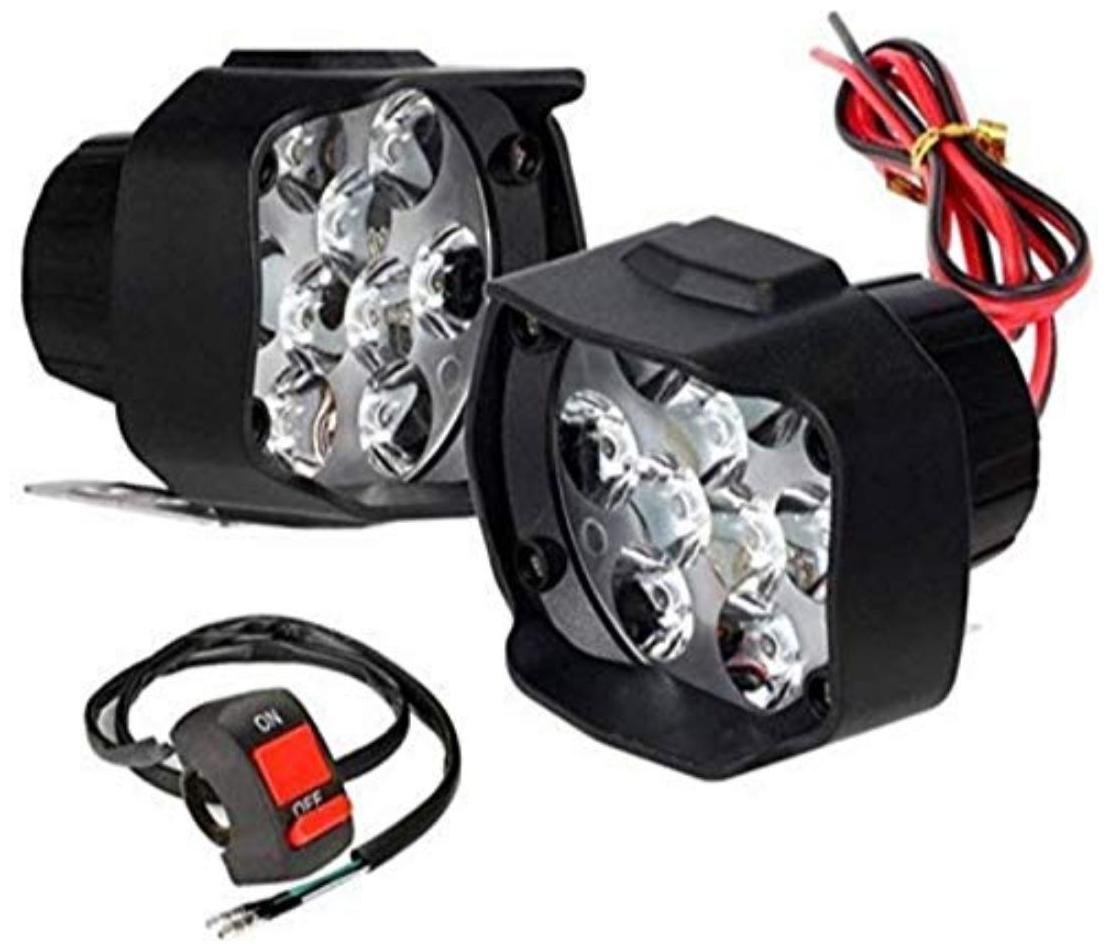 Bigzoom Shilon 9LED 16W Anti-Fog Spot Light Auxiliary Headlight with Switch (Pack of-2) for Bajaj Discover 135
Bigzoom Shilon 9LED 16W Anti-Fog Spot Light Auxiliary Headlight with Switch (Pack of-2) for Bajaj Discover 135