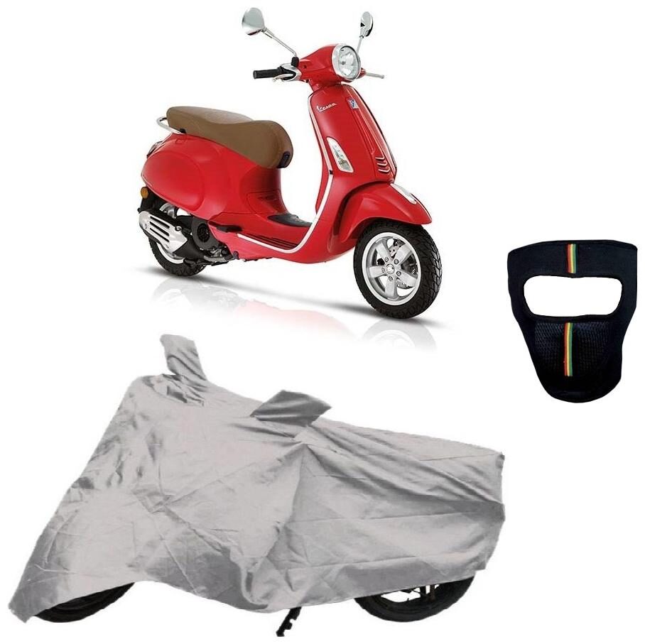 De-Autocare Premium Quality Silver Matty Scooty Body Cover for Piaggio Vespa LX With Free Anti Dust Pollution Protective Big Full Face Mask For Men Women
De-Autocare Premium Quality Silver Matty Scooty Body Cover for Piaggio Vespa LX With Free Anti Dust Pollution Protective Big Full Face Mask For Men Women