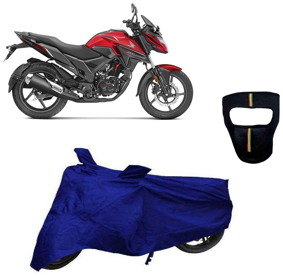 De-Autocare Premium Quality Royal Blue Matty Bike Body Cover for Honda X-Blade With Free Anti Dust Pollution Protective Big Full Face Mask For Men Women
De-Autocare Premium Quality Royal Blue Matty Bike Body Cover for Honda X-Blade With Free Anti Dust Pollution Protective Big Full Face Mask For Men Women