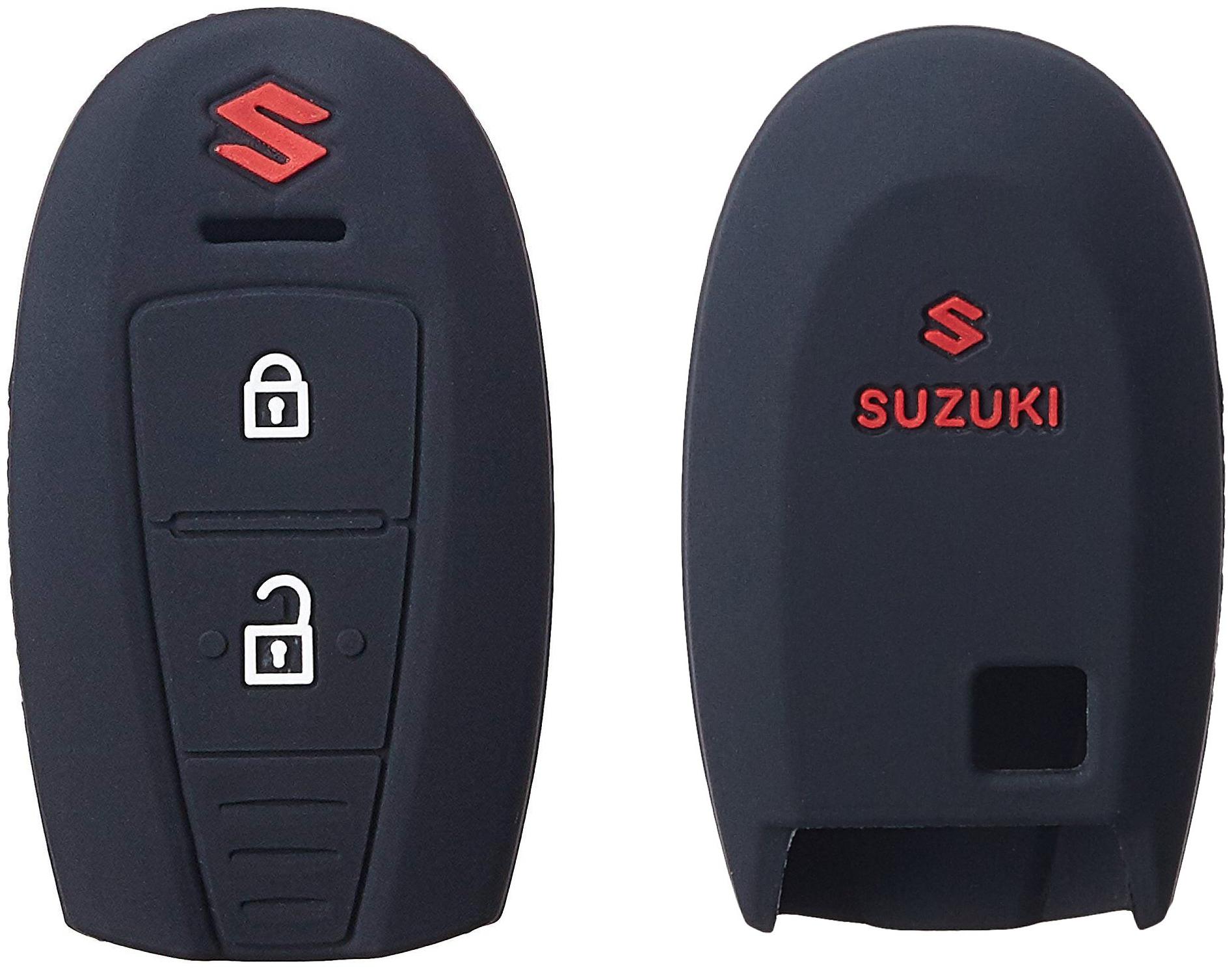 De-Autocare (Set Of 1 pc) Silicone Rubber Unbreakable And Durable Suzuki 2 Push Start Buttons (Black Color) Car Remote Flip Smart Key Cover Key Guard Key Shell Fit For Maruti Suzuki Ciaz
De-Autocare (Set Of 1 pc) Silicone Rubber Unbreakable And Durable Suzuki 2 Push Start Buttons (Black Color) Car Remote Flip Smart Key Cover Key Guard Key Shell Fit For Maruti Suzuki Ciaz