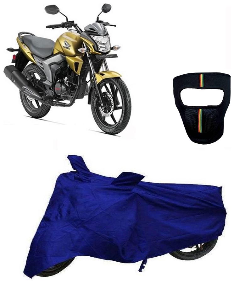 De-Autocare Premium Quality Royal Blue Matty Bike Body Cover for Honda CB Trigger With Free Anti Dust Pollution Protective Big Full Face Mask For Men Women
De-Autocare Premium Quality Royal Blue Matty Bike Body Cover for Honda CB Trigger With Free Anti Dust Pollution Protective Big Full Face Mask For Men Women