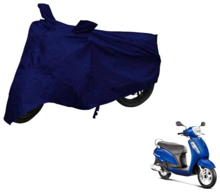 Dh Creation Blue Bike Body Cover Dust Water Resistant With Mirror Pocket Belt Buckle For Suzuki Access 125
Dh Creation Blue Bike Body Cover Dust Water Resistant With Mirror Pocket Belt Buckle For Suzuki Access 125