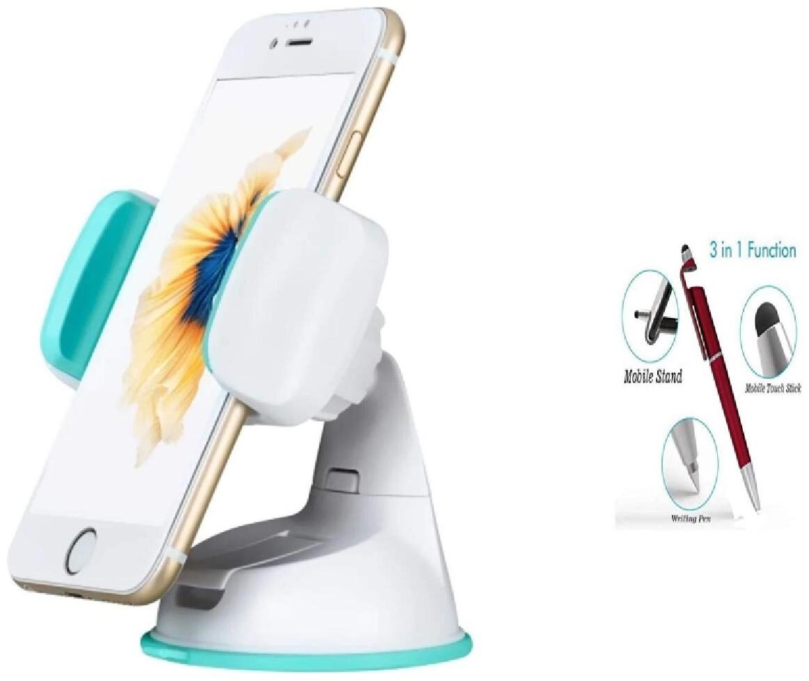 G Gapfill Universal Silicone Sucker Car Mobile Holder Car Mount Short Neck 360 Rotation With Free 3In1 Pen Stand
G Gapfill Universal Silicone Sucker Car Mobile Holder Car Mount Short Neck 360 Rotation With Free 3In1 Pen Stand