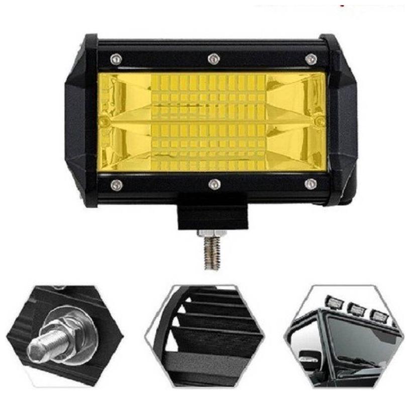 Led Bar Fog Light Work Light Bar Heavy Duty 24 LED 72 W 5 Inch Spot Beam Off Road Driving LA Yellow
Led Bar Fog Light Work Light Bar Heavy Duty 24 LED 72 W 5 Inch Spot Beam Off Road Driving LA Yellow