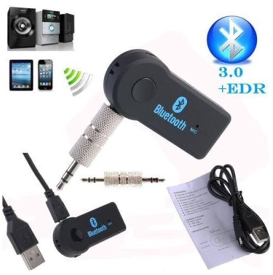 Multiland Wireless Bluetooth 3 5mm Car Aux Audio Stereo Music Receiver Adapter Mic For PC
Multiland Wireless Bluetooth 3 5mm Car Aux Audio Stereo Music Receiver Adapter Mic For PC