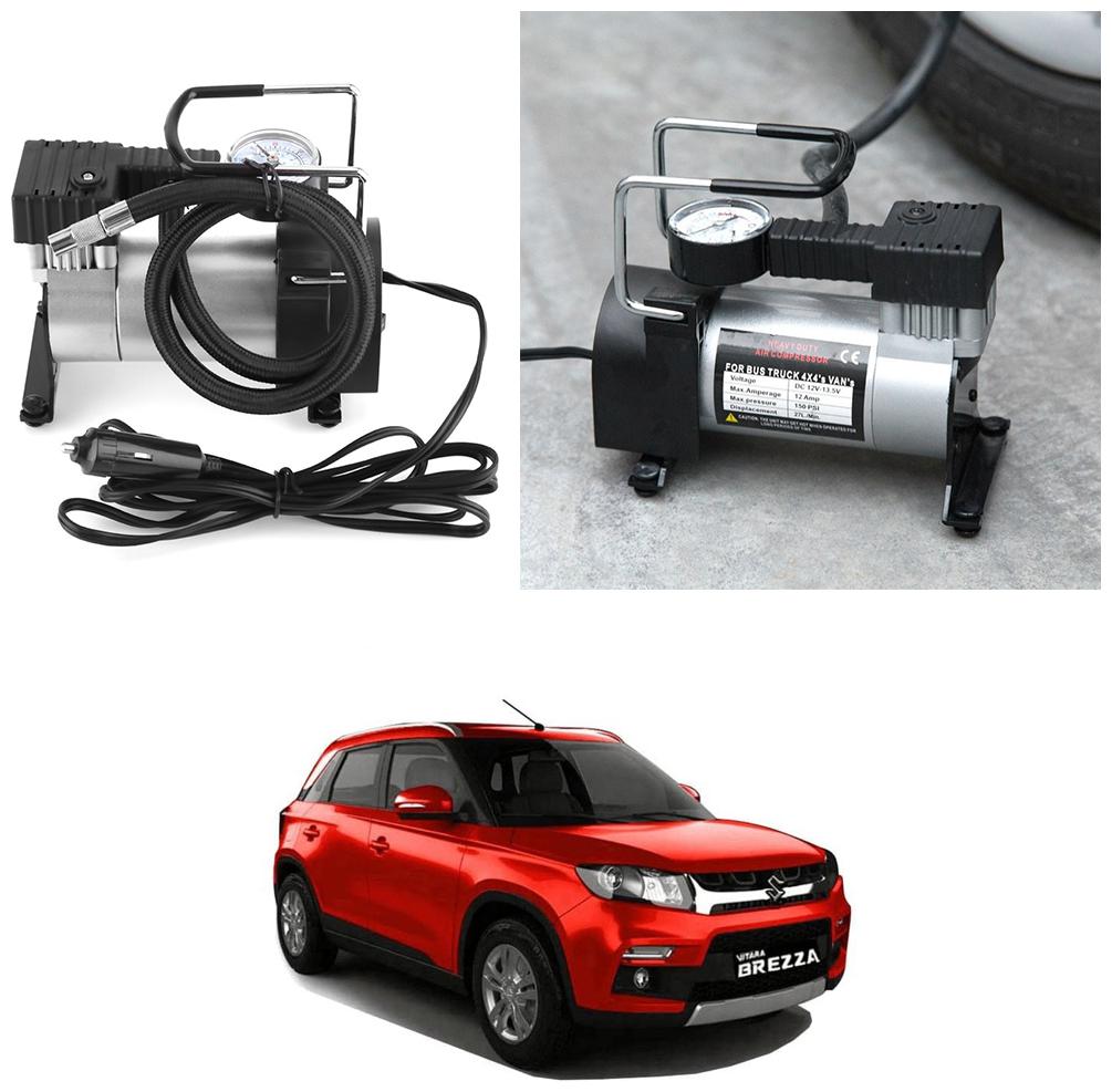 Oshotto 12V Portable Car Electric Inflator Pump Air Compressor 150PSI Electric Tire Tyre Inflator Pump Compatible with Maruti Brezza
Oshotto 12V Portable Car Electric Inflator Pump Air Compressor 150PSI Electric Tire Tyre Inflator Pump Compatible with Maruti Brezza