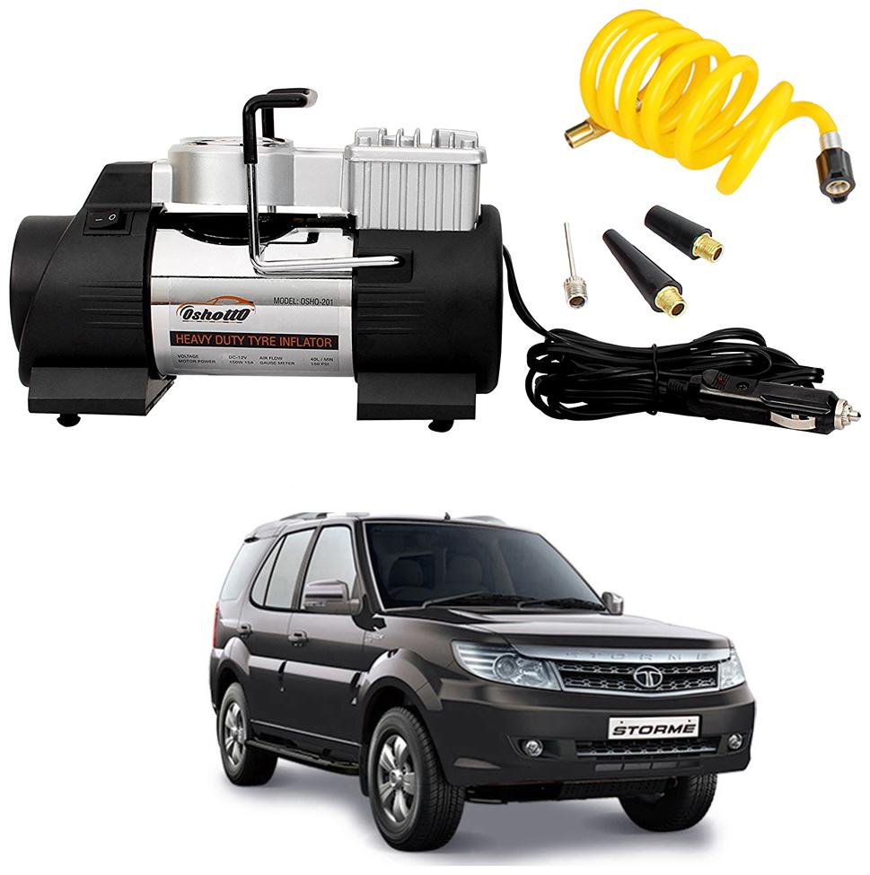 Oshotto 12V Heavy Duty Double Cylinder Air Compressor Tyre Inflator Compatible with Tata Safari Storme (Black)
Oshotto 12V Heavy Duty Double Cylinder Air Compressor Tyre Inflator Compatible with Tata Safari Storme (Black)