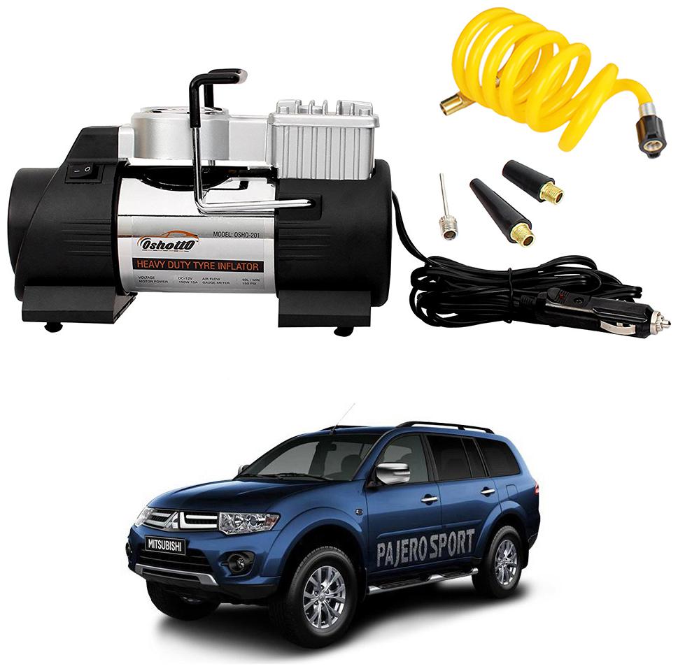 Oshotto 12V Heavy Duty Double Cylinder Air Compressor Tyre Inflator Compatible with Mitsubishi Pajero Sport (Black)
Oshotto 12V Heavy Duty Double Cylinder Air Compressor Tyre Inflator Compatible with Mitsubishi Pajero Sport (Black)