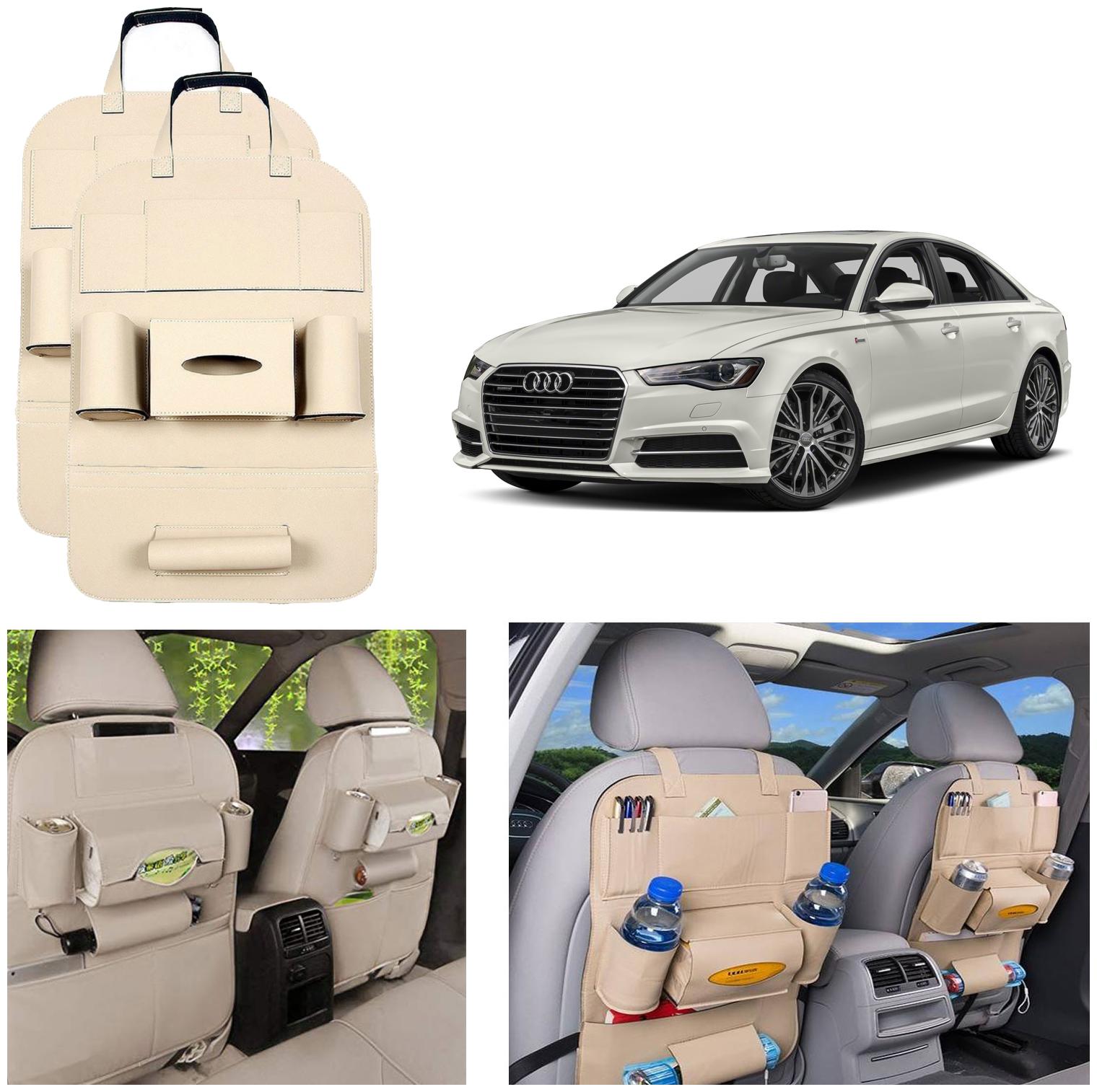 Oshotto Car Backseat Storage Organizer Phone Holder MultiPocket for Bottles Tissue Boxes Kids Toy Storage and Great Travel Accessory Compatible with Audi A6 (Set of 2) Beige
Oshotto Car Backseat Storage Organizer Phone Holder MultiPocket for Bottles Tissue Boxes Kids Toy Storage and Great Travel Accessory Compatible with Audi A6 (Set of 2) Beige