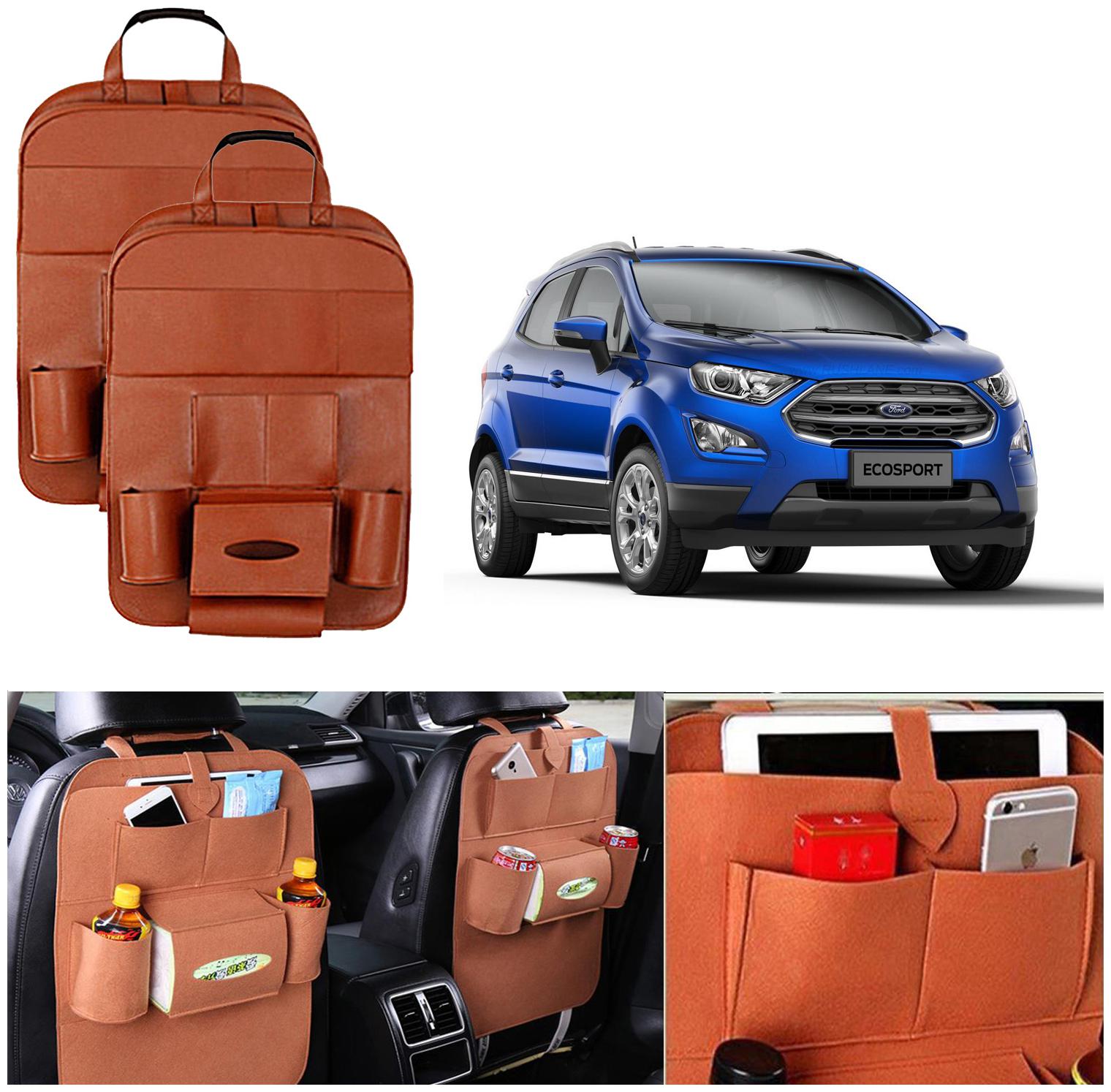 Oshotto Car Backseat Storage Organizer Multi-Pocket for Bottles Tissue Boxes Kids Toy Storage and Great Travel Accessory Compatible with Ford Eco Sport (Set of 2) - Tan
Oshotto Car Backseat Storage Organizer Multi-Pocket for Bottles Tissue Boxes Kids Toy Storage and Great Travel Accessory Compatible with Ford Eco Sport (Set of 2) - Tan