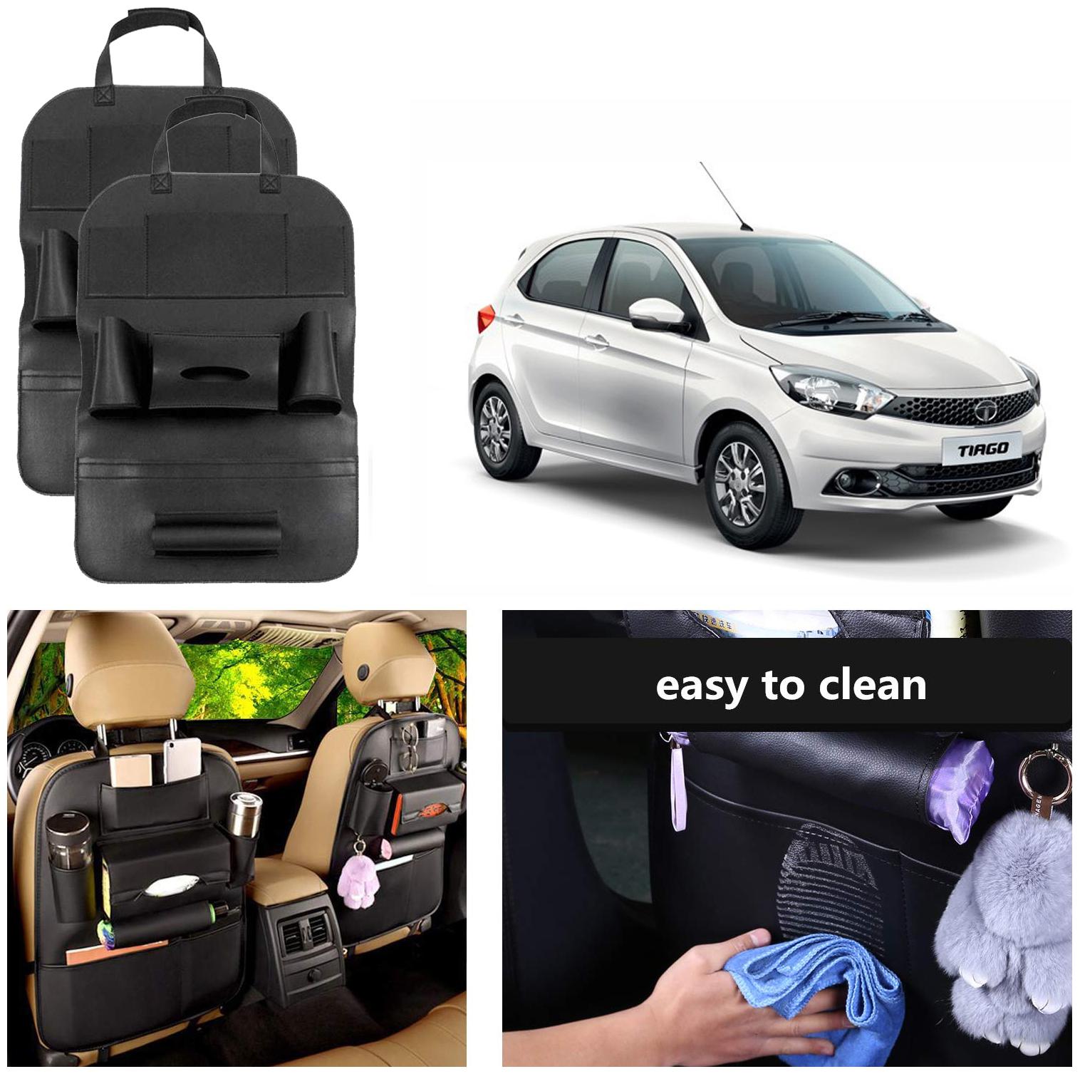 Oshotto Car Backseat Storage Organizer Phone Holder MultiPocket for Bottles Tissue Boxes Kids Toy Storage and Great Travel Accessory Compatible with Tata Tiago (Set of 2) Black
Oshotto Car Backseat Storage Organizer Phone Holder MultiPocket for Bottles Tissue Boxes Kids Toy Storage and Great Travel Accessory Compatible with Tata Tiago (Set of 2) Black