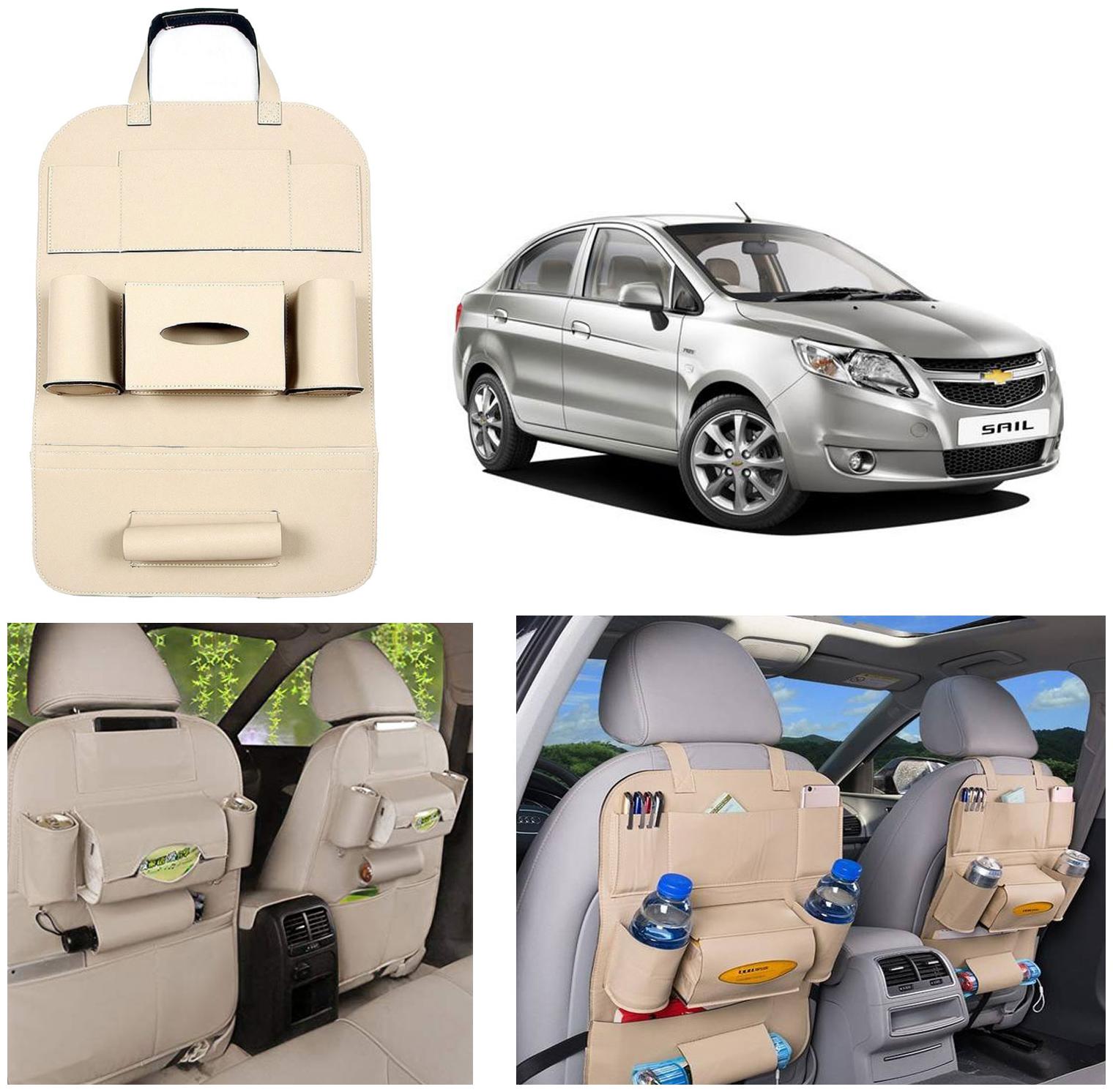 Oshotto Car Backseat Storage Organizer Phone Holder Multi-Pocket for Bottles Tissue Boxes Kids Toy Storage and Great Travel Accessory Compatible with Chevrolet Sail (Beige)
Oshotto Car Backseat Storage Organizer Phone Holder Multi-Pocket for Bottles Tissue Boxes Kids Toy Storage and Great Travel Accessory Compatible with Chevrolet Sail (Beige)