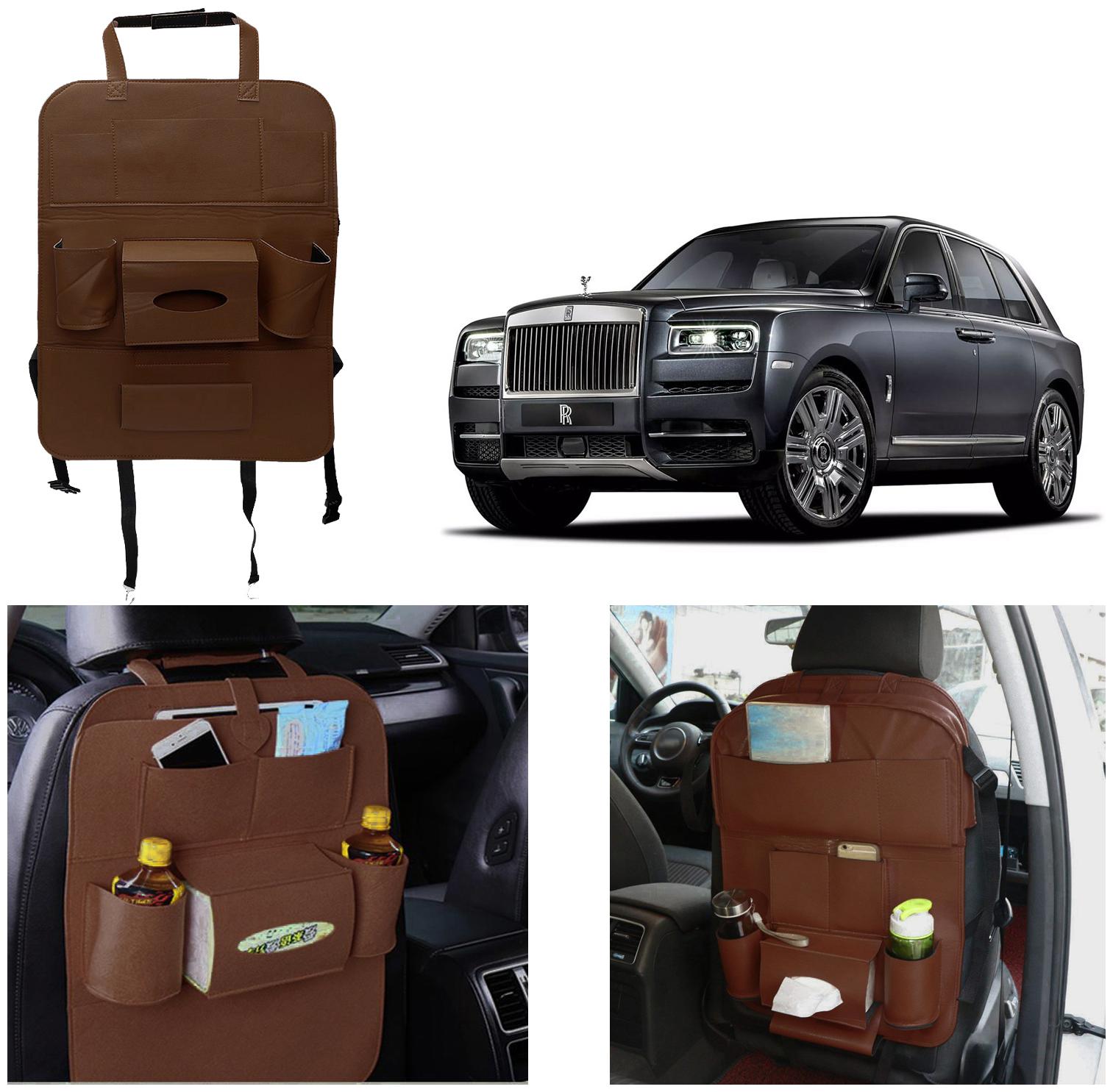 Oshotto Car Backseat Storage Organizer Phone Holder Multi-Pocket for Bottles Tissue Boxes Kids Toy Storage and Great Travel Accessory Compatible with Rolls Royce Cullinan (Brown)
Oshotto Car Backseat Storage Organizer Phone Holder Multi-Pocket for Bottles Tissue Boxes Kids Toy Storage and Great Travel Accessory Compatible with Rolls Royce Cullinan (Brown)