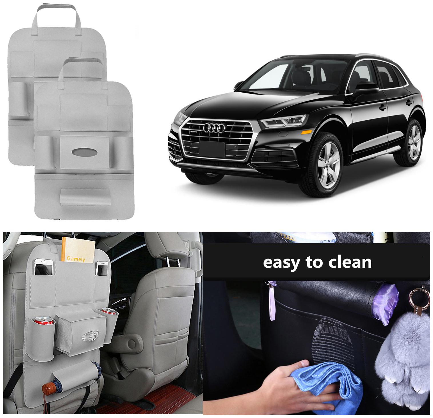 Oshotto Car Backseat Storage Organizer Phone Holder MultiPocket for Bottles Tissue Boxes Kids Toy Storage and Great Travel Accessory Compatible with Audi Q5 (Set of 2) Grey
Oshotto Car Backseat Storage Organizer Phone Holder MultiPocket for Bottles Tissue Boxes Kids Toy Storage and Great Travel Accessory Compatible with Audi Q5 (Set of 2) Grey