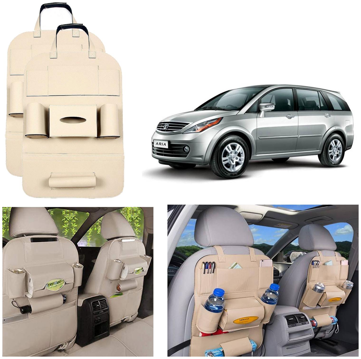 Oshotto Car Backseat Storage Organizer Phone Holder MultiPocket for Bottles Tissue Boxes Kids Toy Storage and Great Travel Accessory Compatible with Tata Aria (Set of 2) Beige
Oshotto Car Backseat Storage Organizer Phone Holder MultiPocket for Bottles Tissue Boxes Kids Toy Storage and Great Travel Accessory Compatible with Tata Aria (Set of 2) Beige