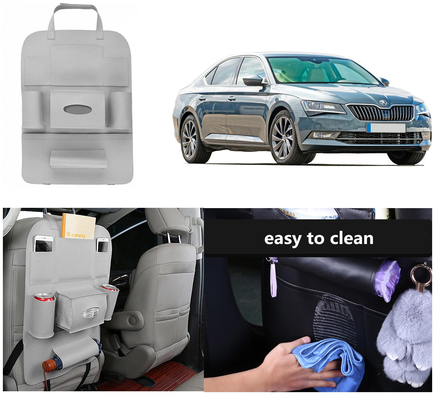 Oshotto Car Backseat Storage Organizer Phone Holder Multi-Pocket for Bottles Tissue Boxes Kids Toy Storage and Great Travel Accessory Compatible with Skoda Superb (Grey)
Oshotto Car Backseat Storage Organizer Phone Holder Multi-Pocket for Bottles Tissue Boxes Kids Toy Storage and Great Travel Accessory Compatible with Skoda Superb (Grey)