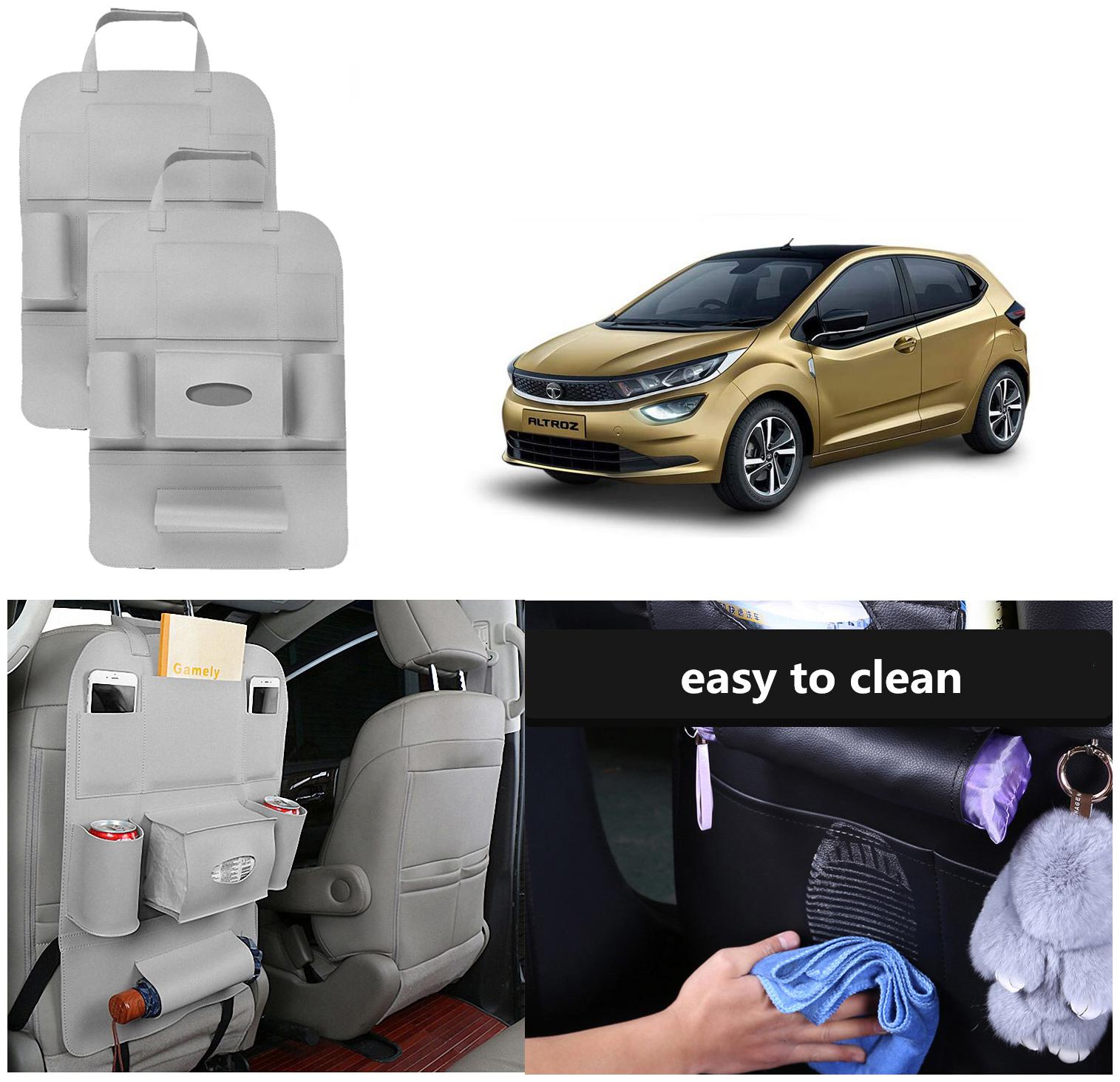 Oshotto Car Backseat Storage Organizer Phone Holder MultiPocket for Bottles Tissue Boxes Kids Toy Storage and Great Travel Accessory Compatible with Tata Altroz (Set of 2) Grey
Oshotto Car Backseat Storage Organizer Phone Holder MultiPocket for Bottles Tissue Boxes Kids Toy Storage and Great Travel Accessory Compatible with Tata Altroz (Set of 2) Grey