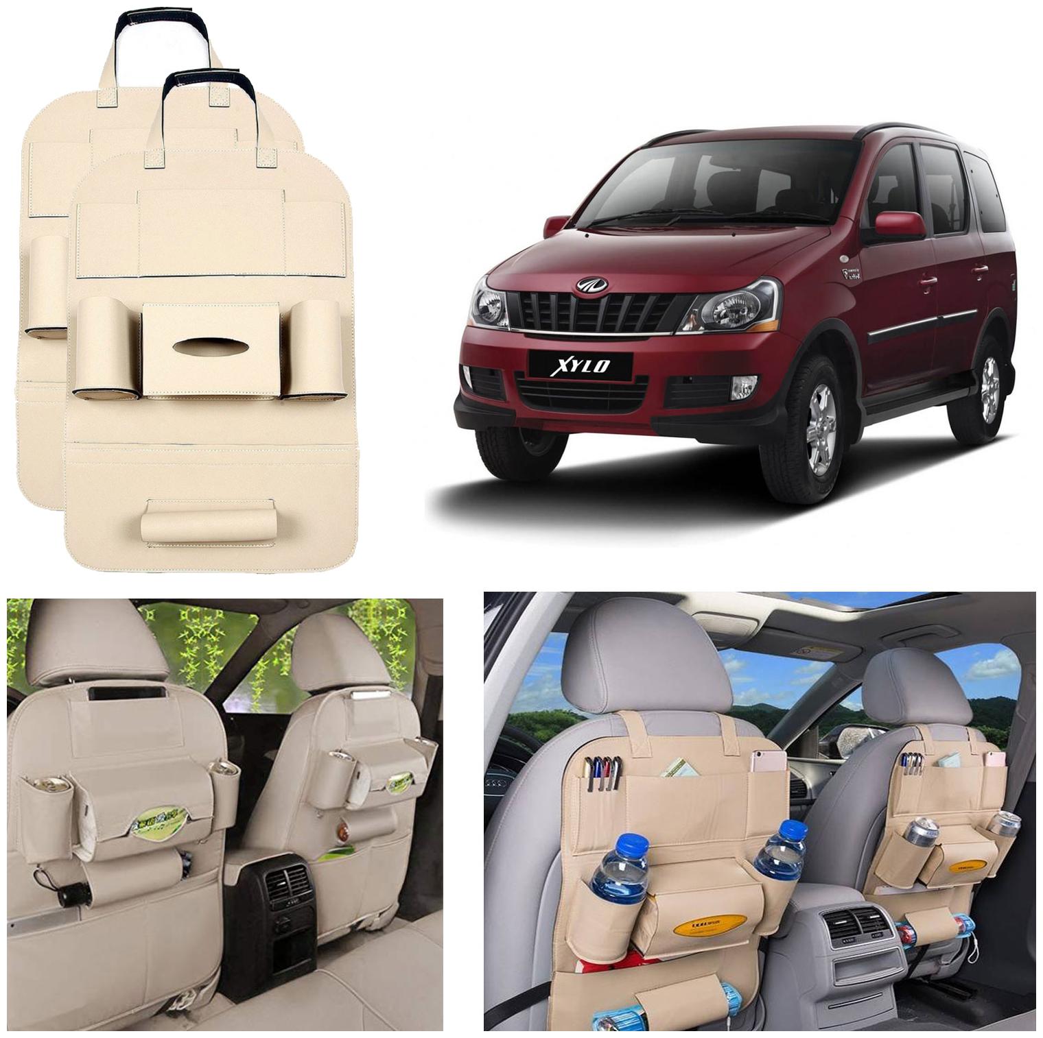 Oshotto Car Backseat Storage Organizer Phone Holder MultiPocket for Bottles Tissue Boxes Kids Toy Storage and Great Travel Accessory Compatible with Mahindra Xylo Quanto (Set of 2) Beige
Oshotto Car Backseat Storage Organizer Phone Holder MultiPocket for Bottles Tissue Boxes Kids Toy Storage and Great Travel Accessory Compatible with Mahindra Xylo Quanto (Set of 2) Beige