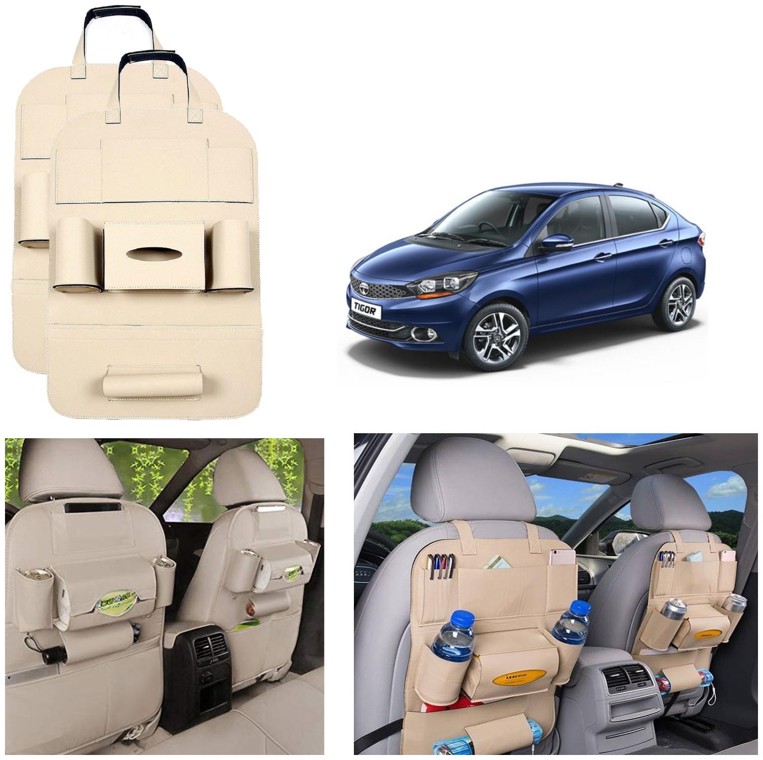 Oshotto Car Backseat Storage Organizer Phone Holder MultiPocket for Bottles Tissue Boxes Kids Toy Storage and Great Travel Accessory Compatible with Tata Tigor (Set of 2) Beige
Oshotto Car Backseat Storage Organizer Phone Holder MultiPocket for Bottles Tissue Boxes Kids Toy Storage and Great Travel Accessory Compatible with Tata Tigor (Set of 2) Beige