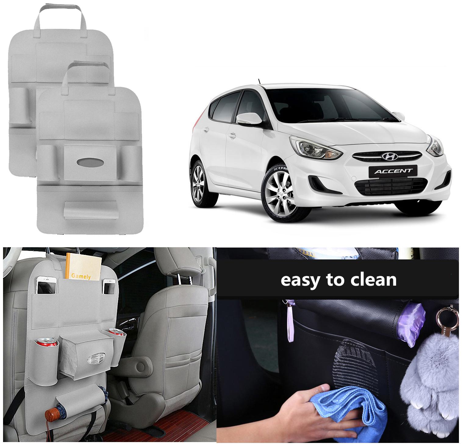 Oshotto Car Backseat Storage Organizer Phone Holder MultiPocket for Bottles Tissue Boxes Kids Toy Storage and Great Travel Accessory Compatible with Hyundai Accent (Set of 2) Grey
Oshotto Car Backseat Storage Organizer Phone Holder MultiPocket for Bottles Tissue Boxes Kids Toy Storage and Great Travel Accessory Compatible with Hyundai Accent (Set of 2) Grey