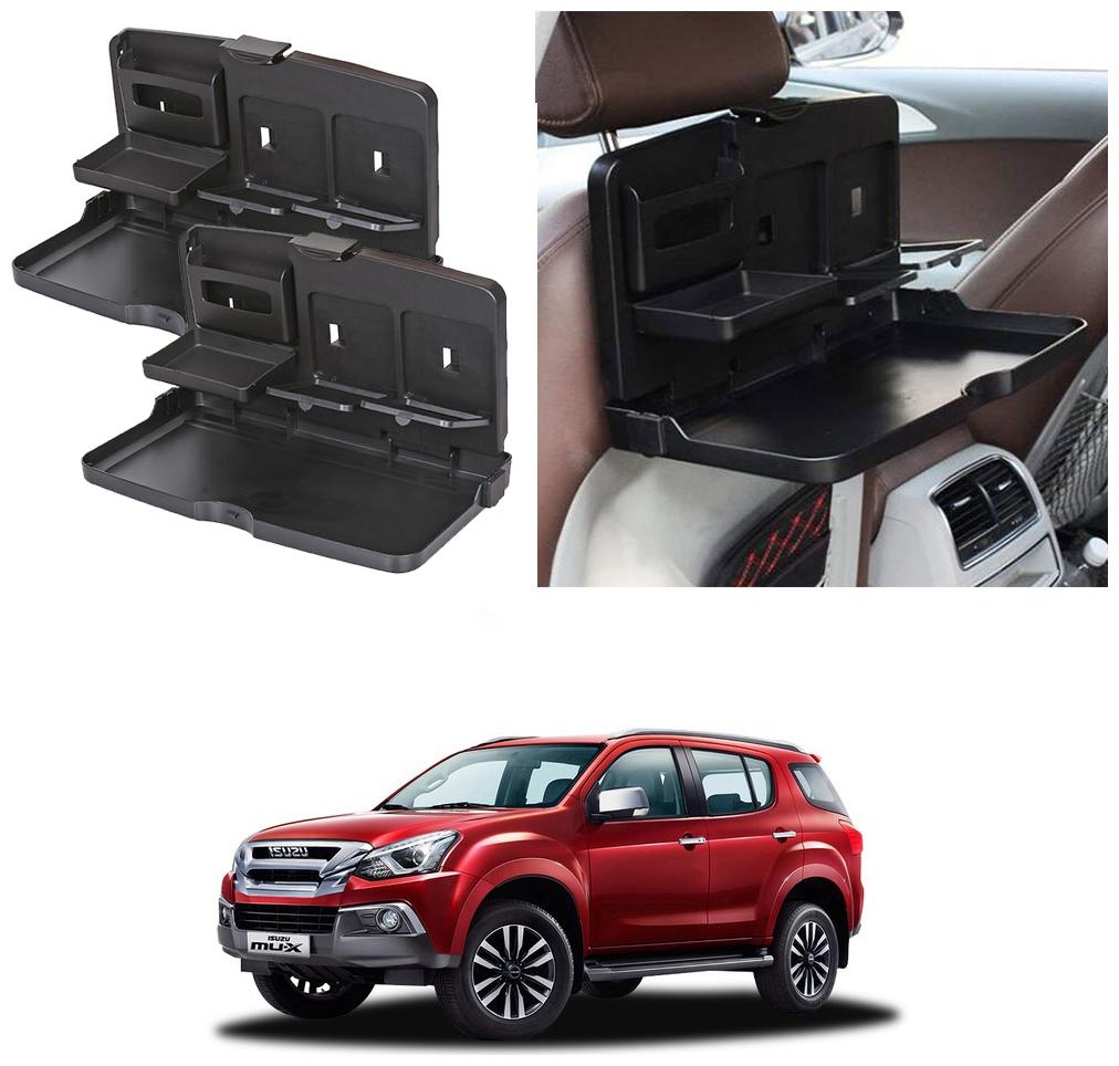 Oshotto Car Backseat Food Travel Dining Meal Snaks Tray Cup Holder Compatible with Isuzu MUX7 (Black) - Set of 2
Oshotto Car Backseat Food Travel Dining Meal Snaks Tray Cup Holder Compatible with Isuzu MUX7 (Black) - Set of 2