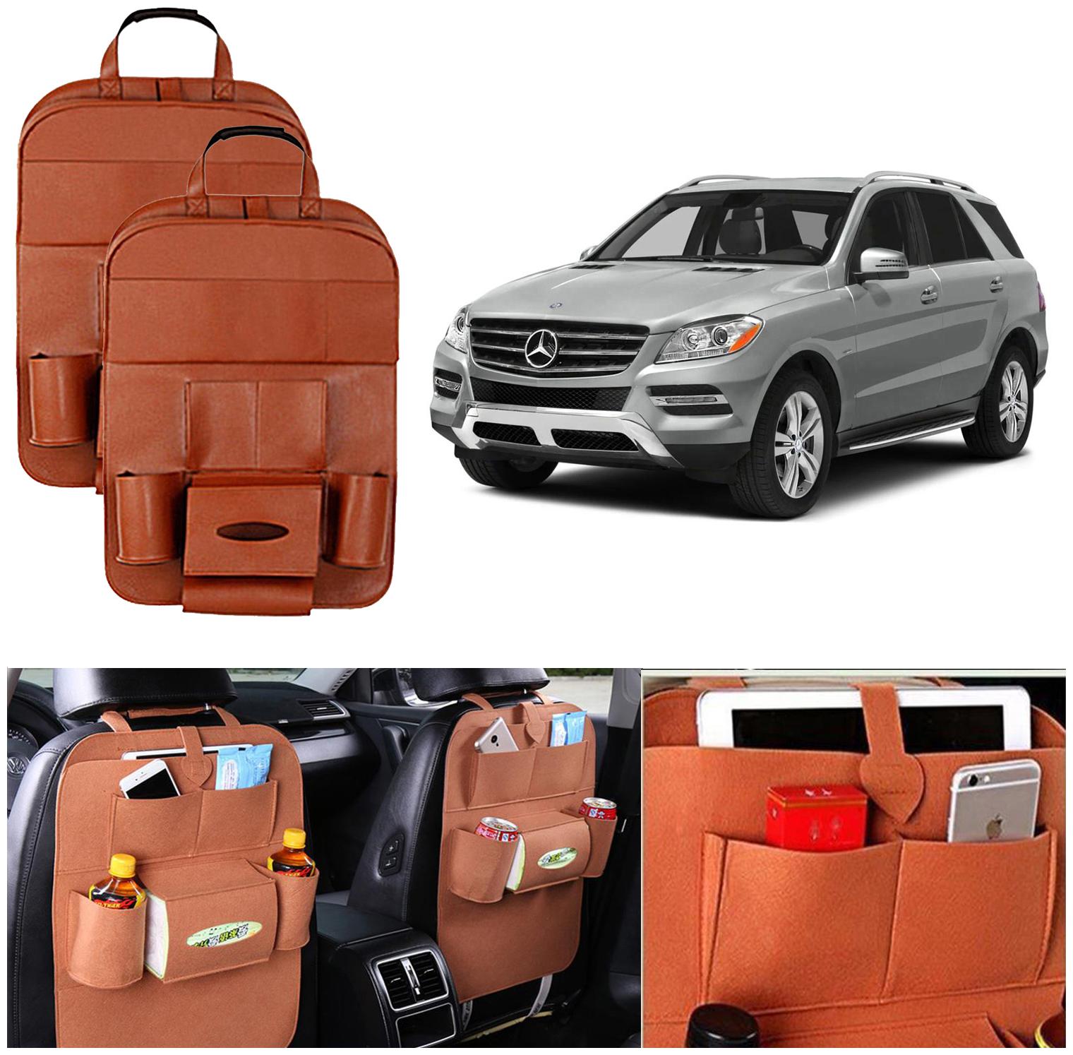 Oshotto Car Backseat Storage Organizer Multi-Pocket for Bottles Tissue Boxes Kids Toy Storage and Great Travel Accessory Compatible with Mercedes-Benz Ml 250 350 (Set of 2) - Tan
Oshotto Car Backseat Storage Organizer Multi-Pocket for Bottles Tissue Boxes Kids Toy Storage and Great Travel Accessory Compatible with Mercedes-Benz Ml 250 350 (Set of 2) - Tan