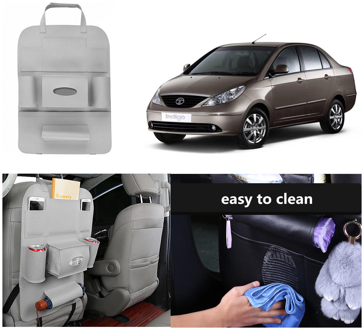 Oshotto Car Backseat Storage Organizer Phone Holder Multi-Pocket for Bottles Tissue Boxes Kids Toy Storage and Great Travel Accessory Compatible with Tata Indigo (Grey)
Oshotto Car Backseat Storage Organizer Phone Holder Multi-Pocket for Bottles Tissue Boxes Kids Toy Storage and Great Travel Accessory Compatible with Tata Indigo (Grey)