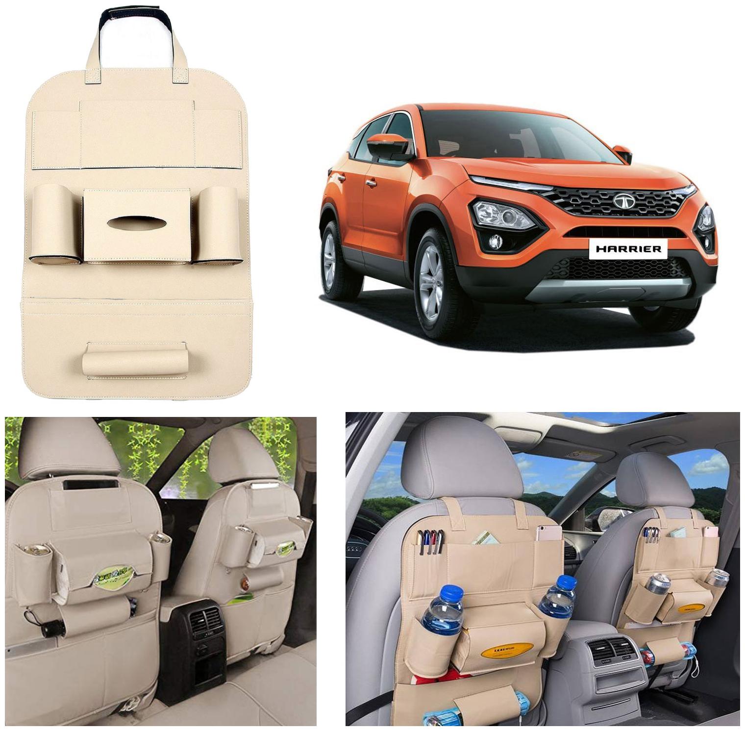 Oshotto Car Backseat Storage Organizer Phone Holder Multi-Pocket for Bottles Tissue Boxes Kids Toy Storage and Great Travel Accessory Compatible with Tata Harrier (Beige)
Oshotto Car Backseat Storage Organizer Phone Holder Multi-Pocket for Bottles Tissue Boxes Kids Toy Storage and Great Travel Accessory Compatible with Tata Harrier (Beige)